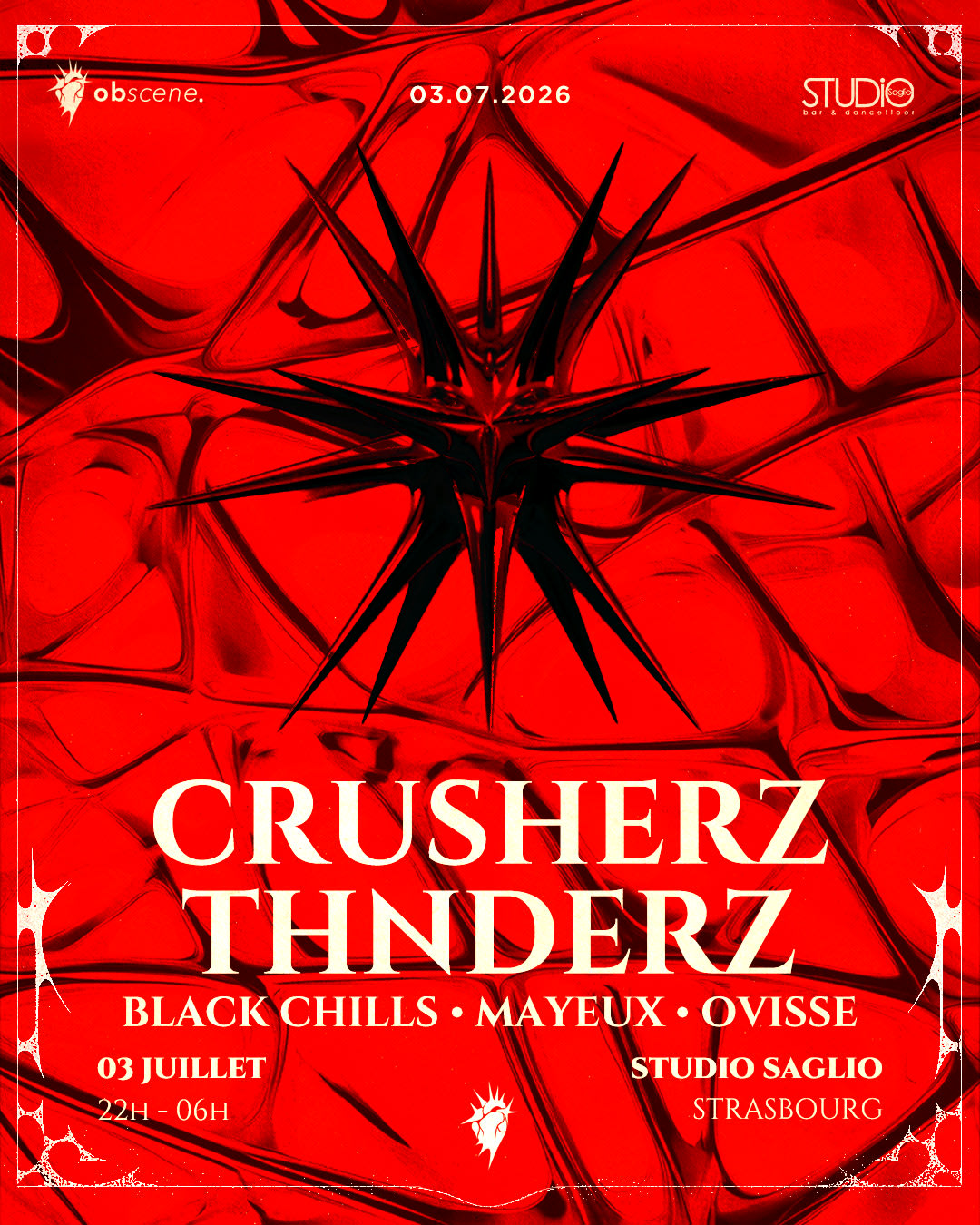 Obscene : Crusherz - Thnderz