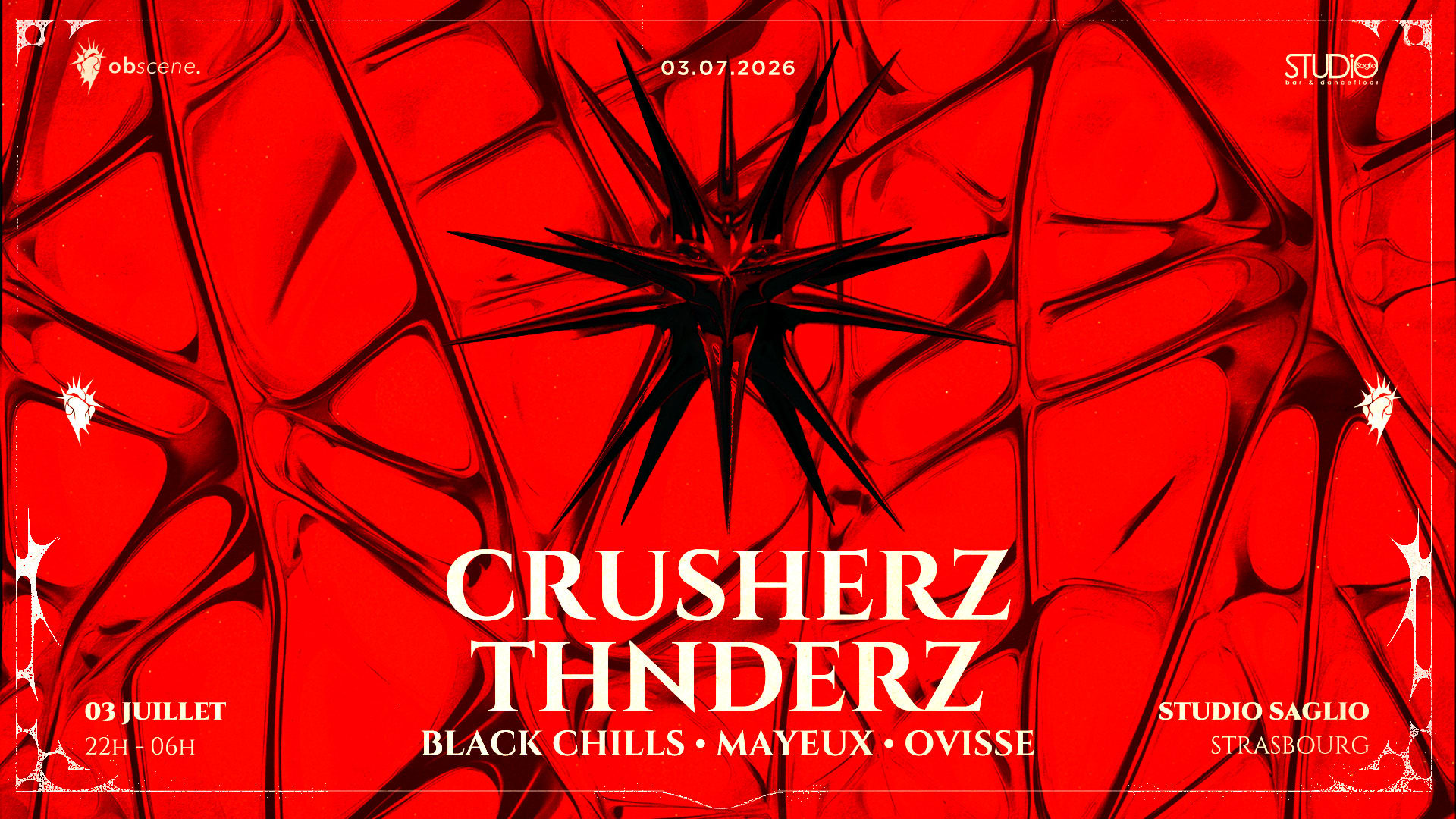 Obscene : Crusherz - Thnderz