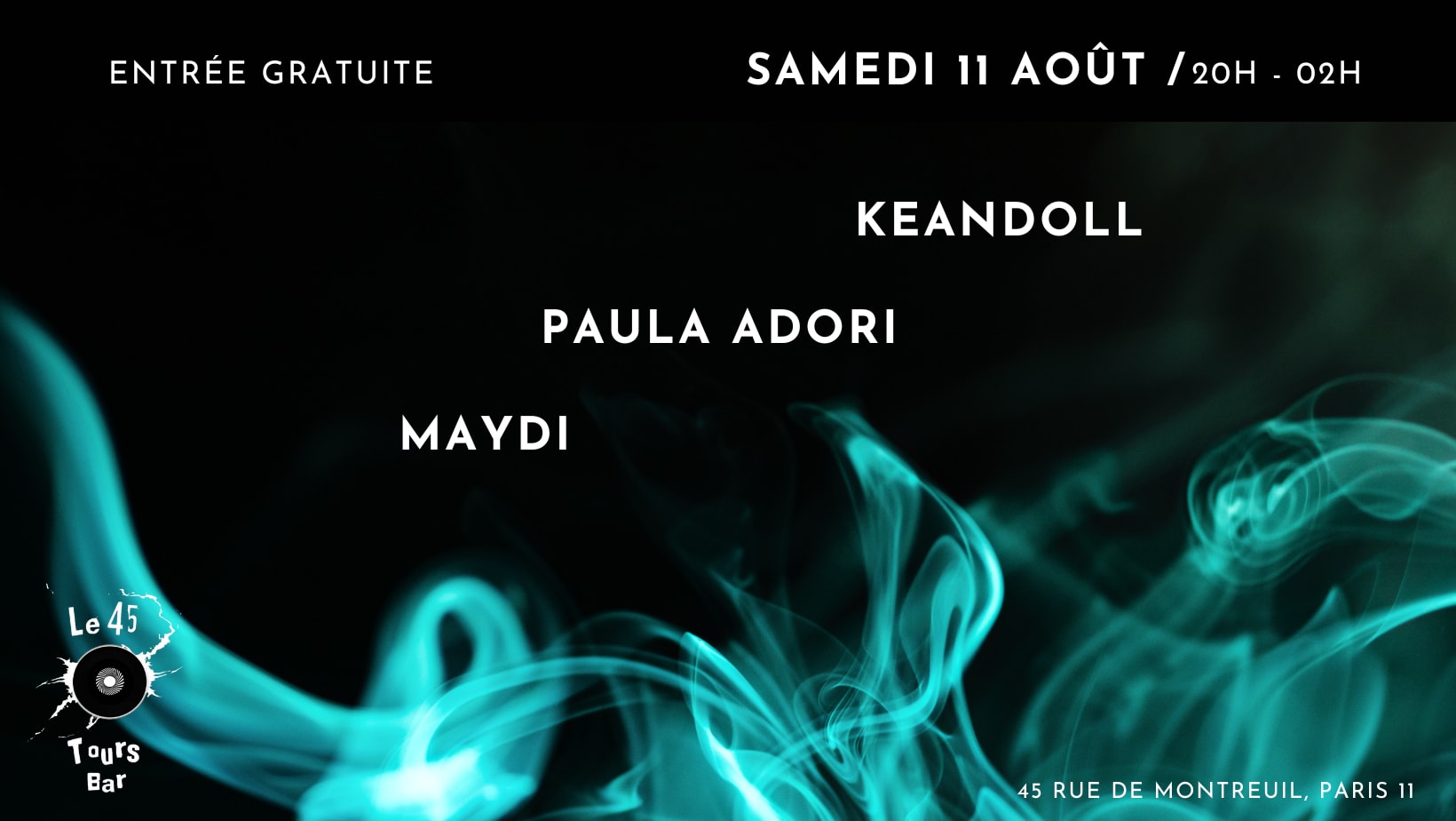 Le 45 Tours Invite: Keandoll, Maydi & Paula Adori