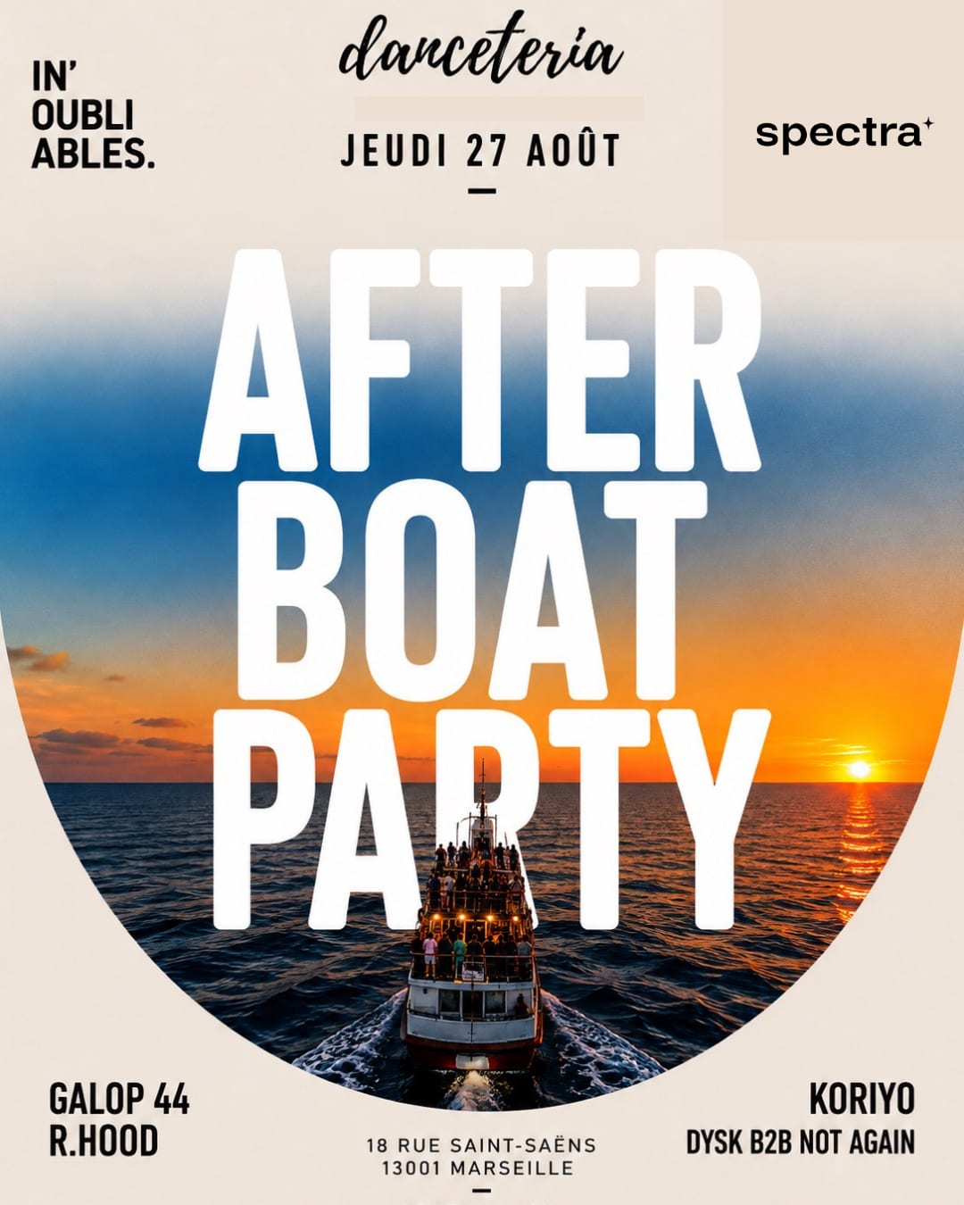 After Love On The Boat X Spectra X In'oubliables