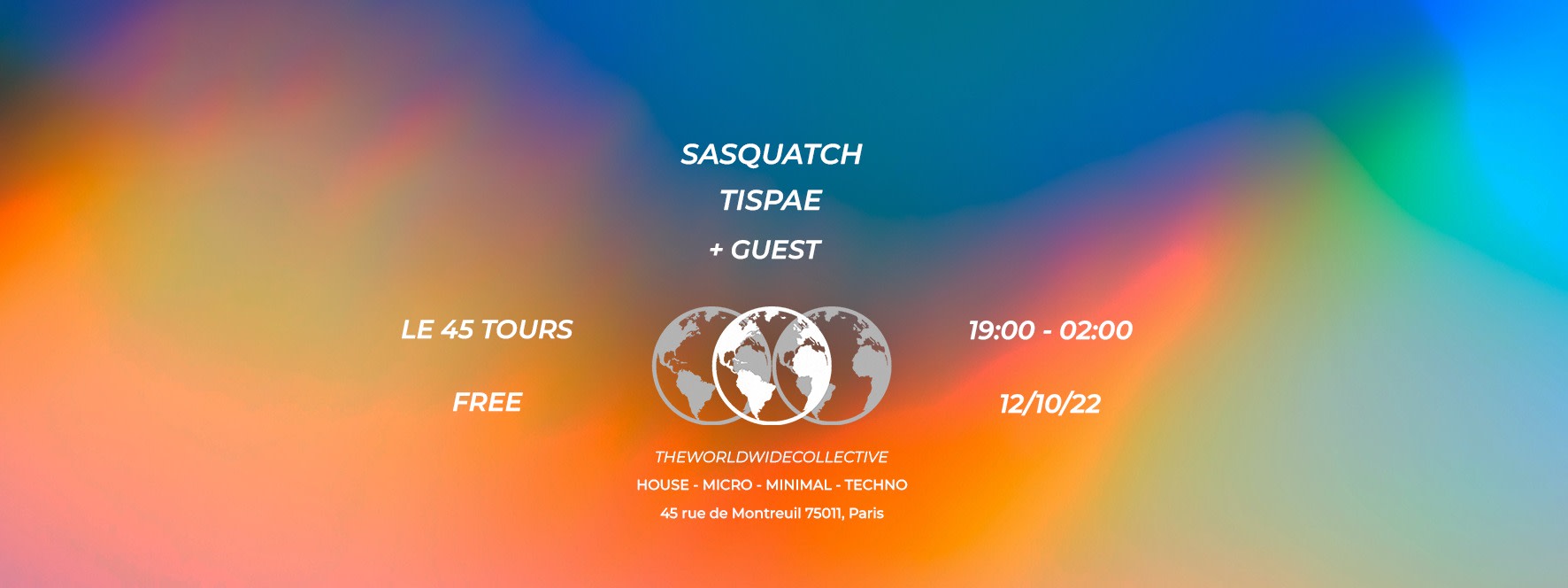 Sasquatch & Tispae + Guest : Le 45 Tours Invites Wwc