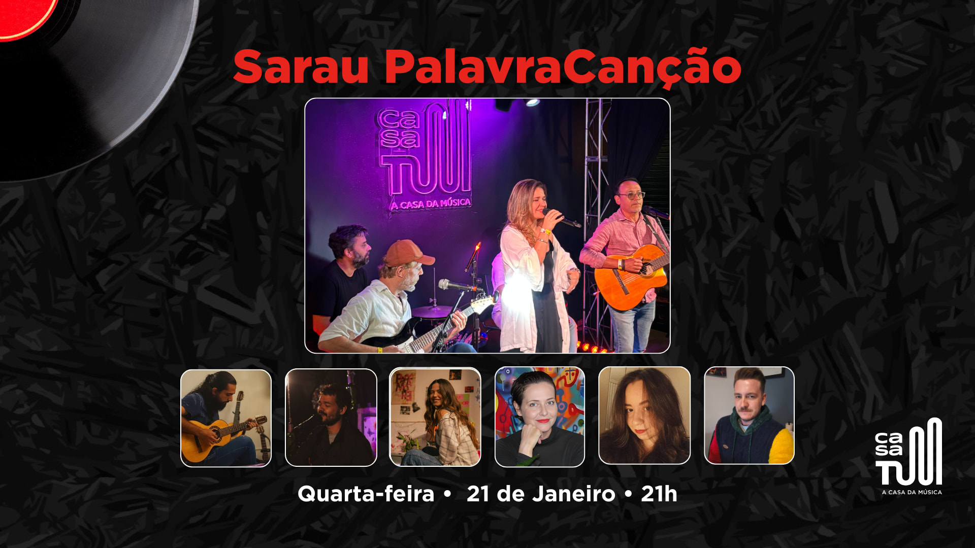 Casa Tum Apresenta: Sarau Palavracanção
