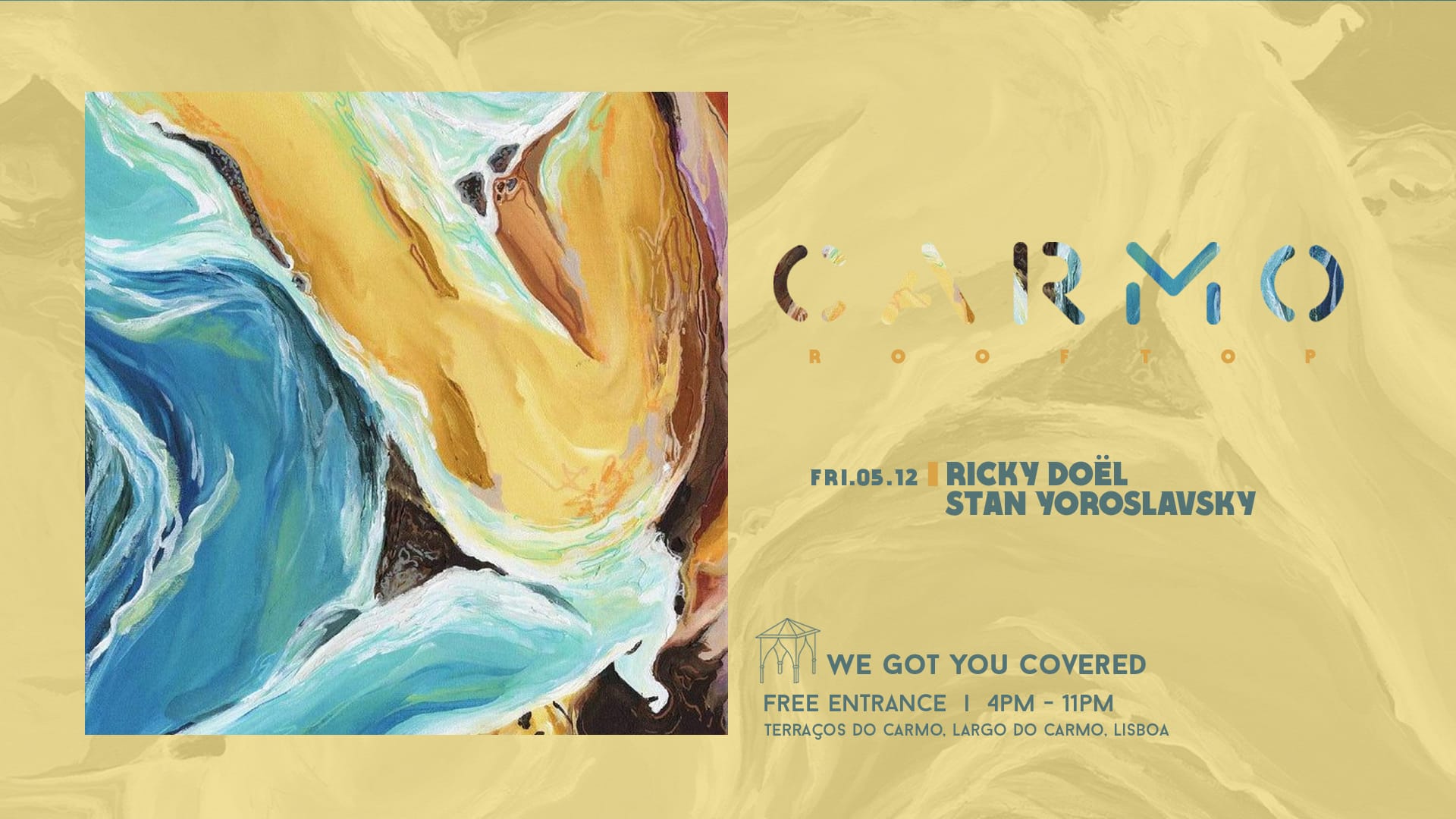 Ricky Doel & Stan Yoroslavsky @ Carmo Rooftop