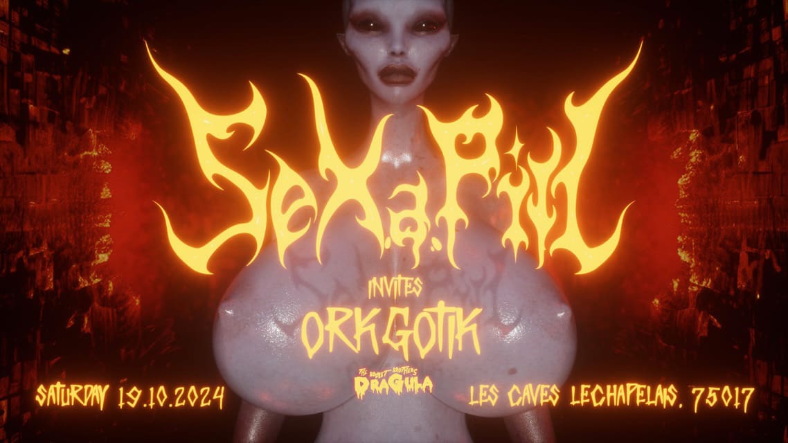 Sex.A.Pill Invites Orkgotik ( Dragula Show Icon)