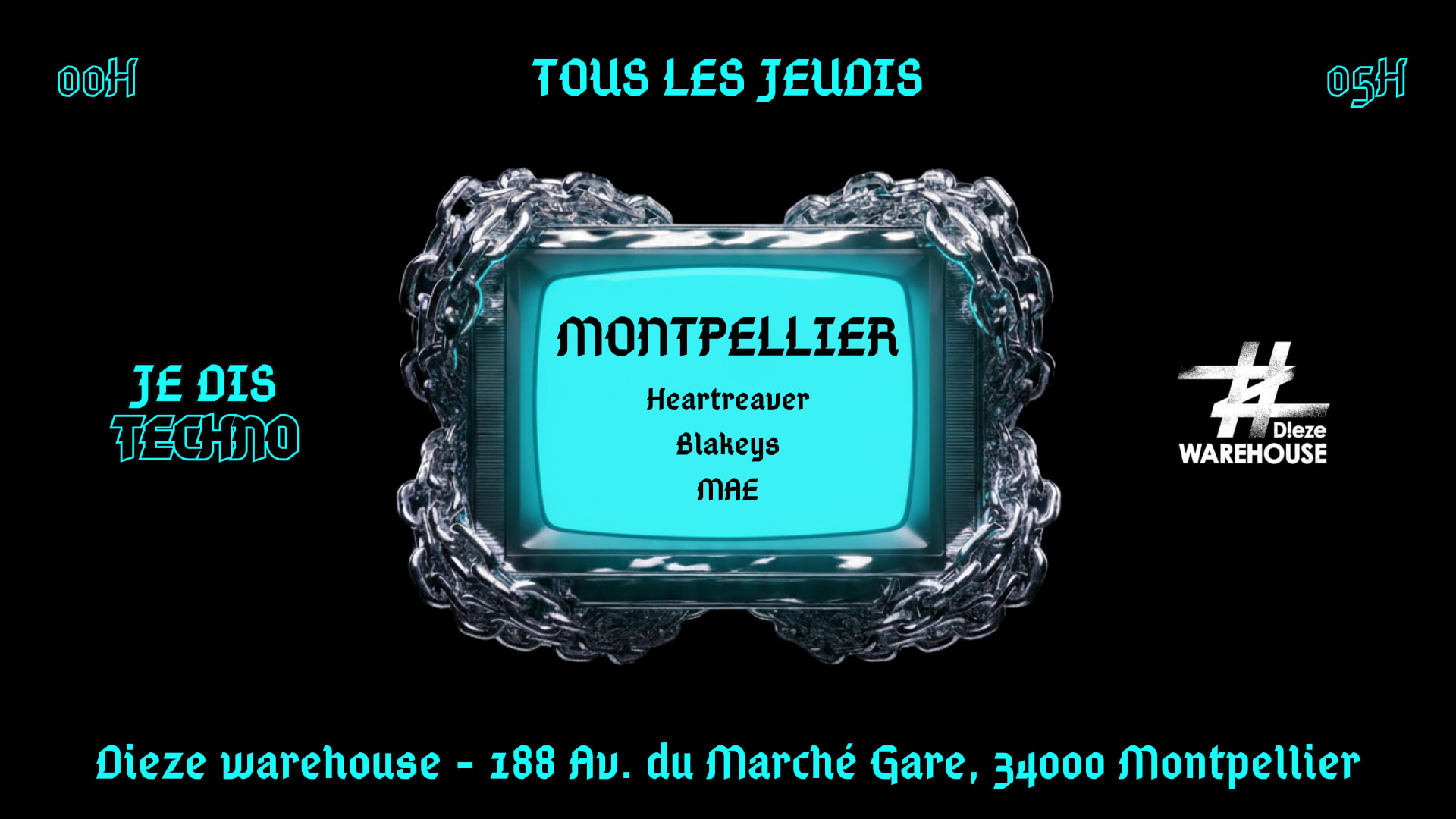 Je Dis Techno - Dieze Warehouse - 12.02