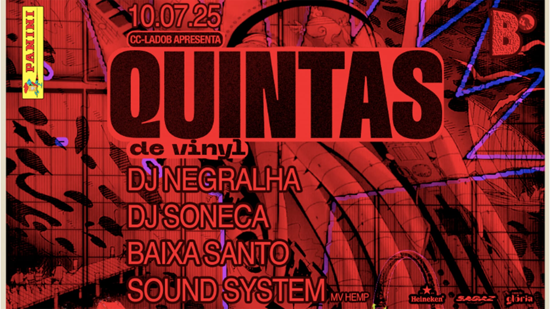 Quintas De Vinyl 10.07 [B.S.S.S - Dj Negralha - Dj Soneca]