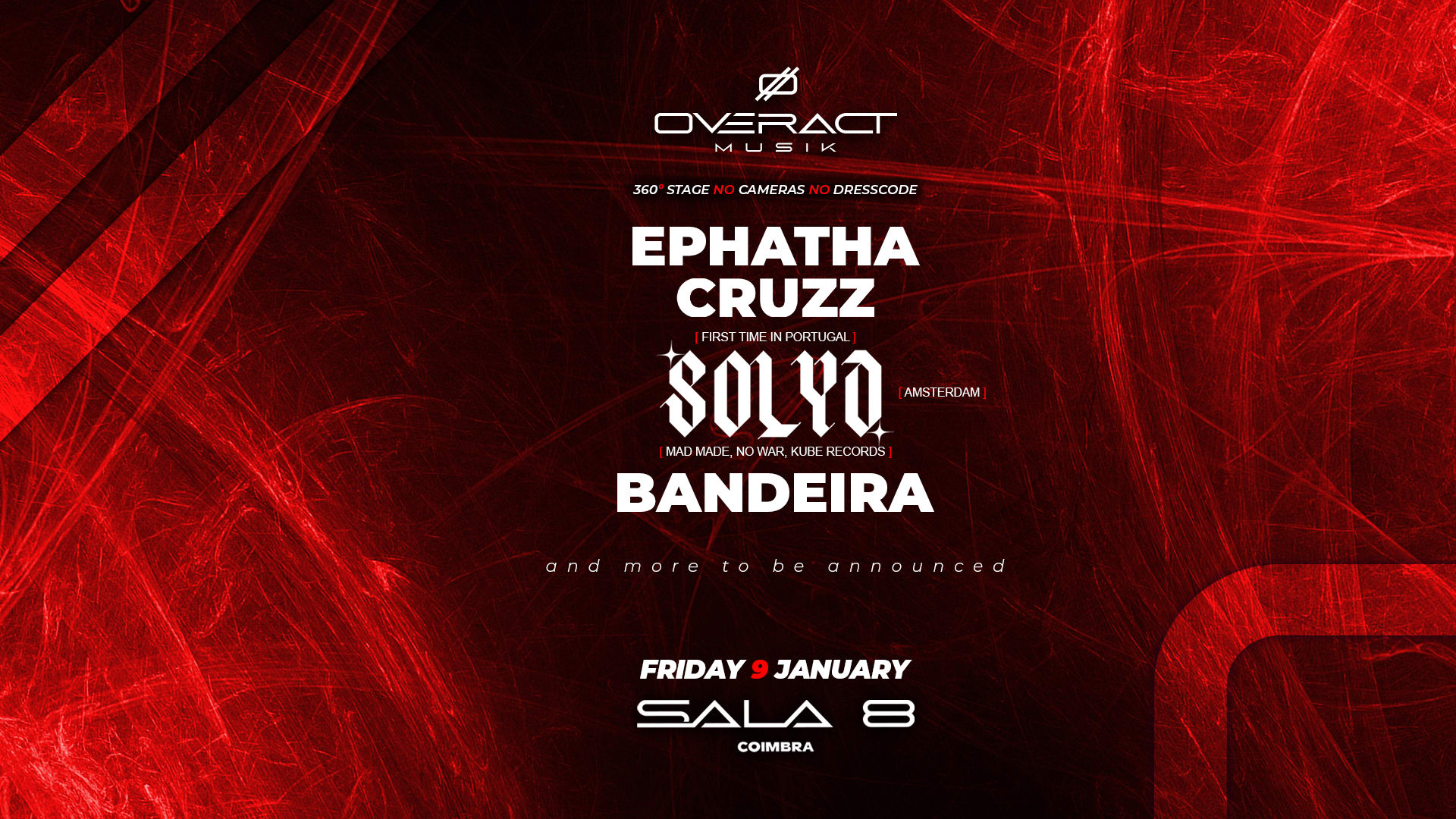 Overact Musik, Portugal Debut 9.1.2026 - Coimbra