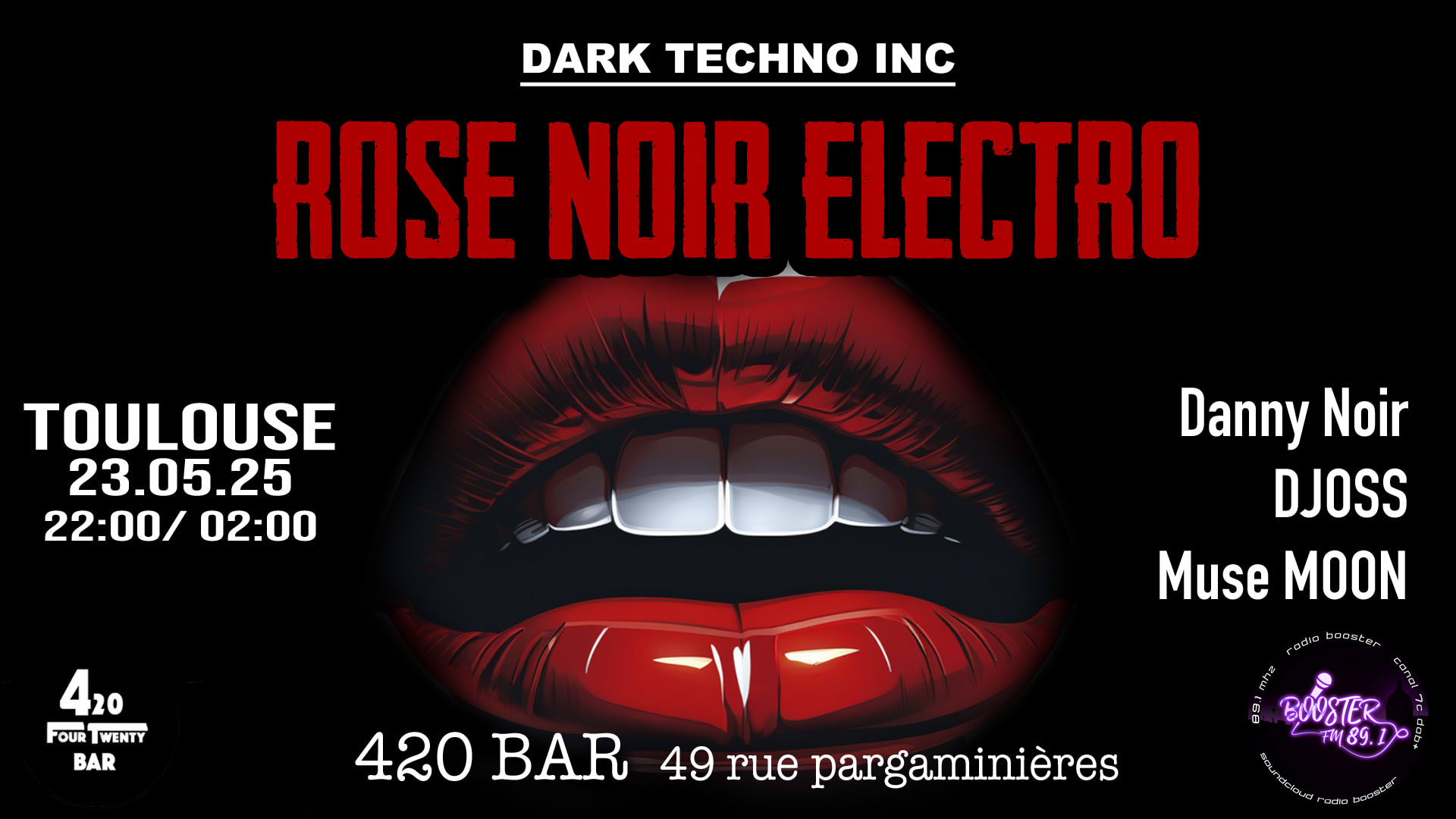 Rose Noir Electro - Toulouse