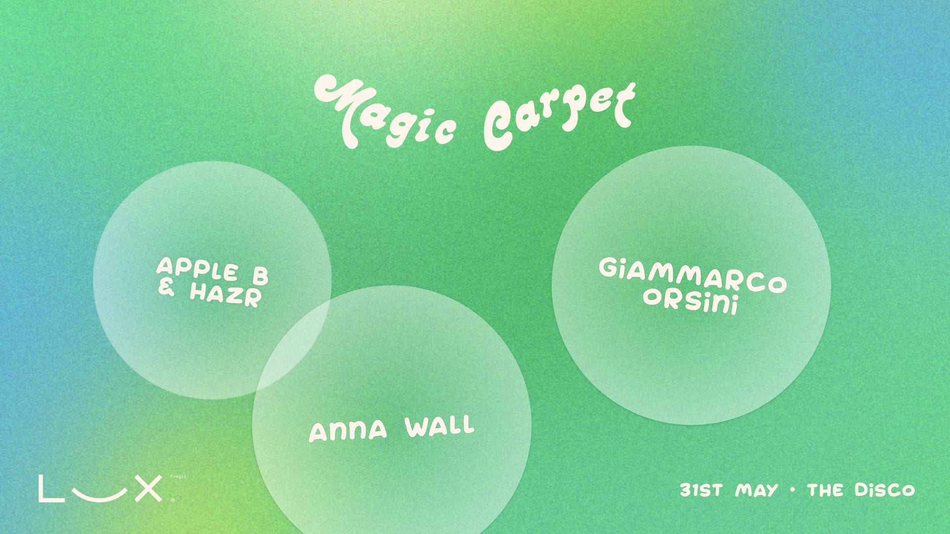 Magic Carpet With Anna Wall & Giammarco Orsini