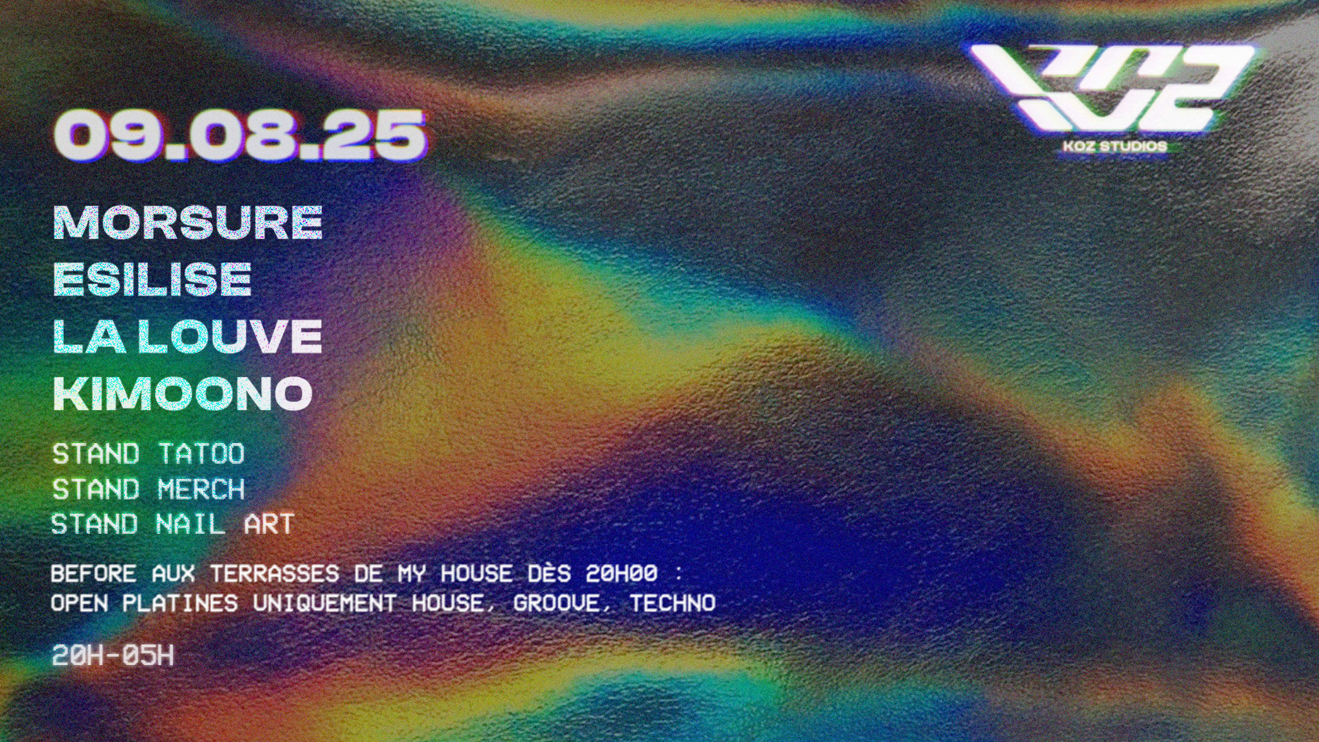 Koz Studios 20h/5h : Hard Bounce - Hard Techno - Indus