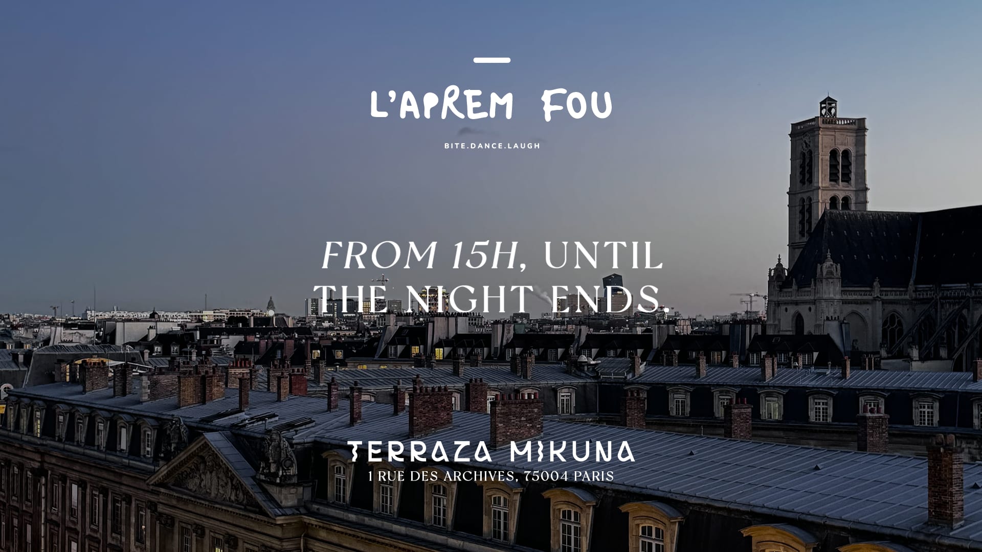 L'aprèm Fou Sur Les Toits