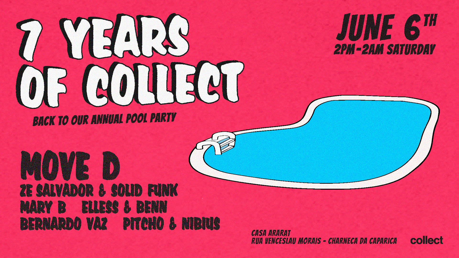 Collect 7 Years Pool Party With Move D
