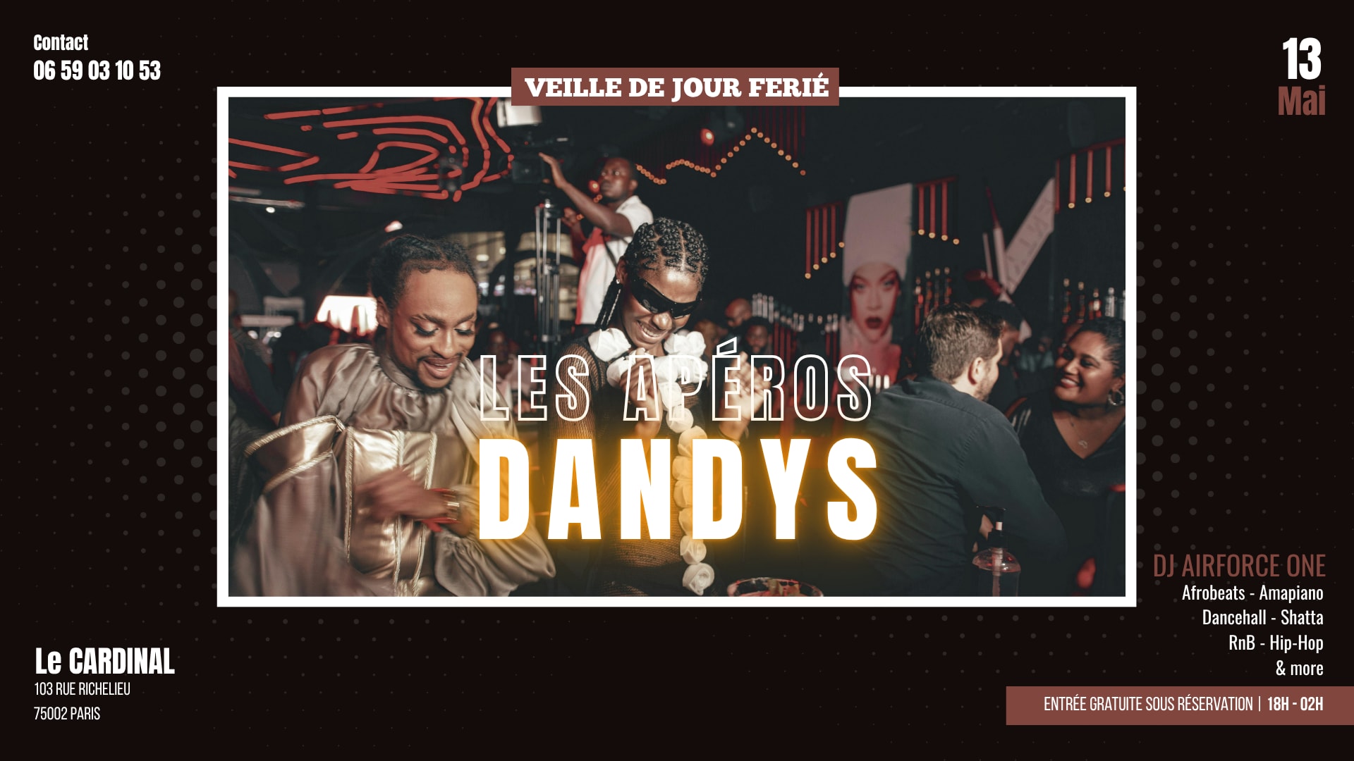 Les Apéros Dandys - Veille De Jour Férié
