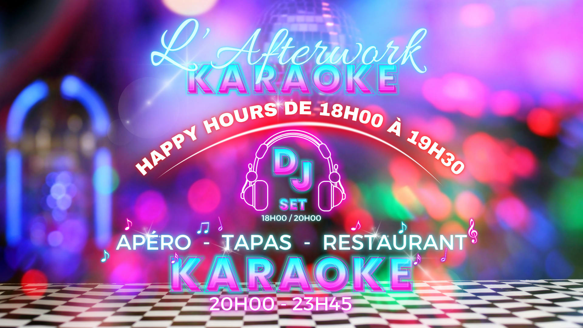 L'afterwork Karaoké Des Vendredis