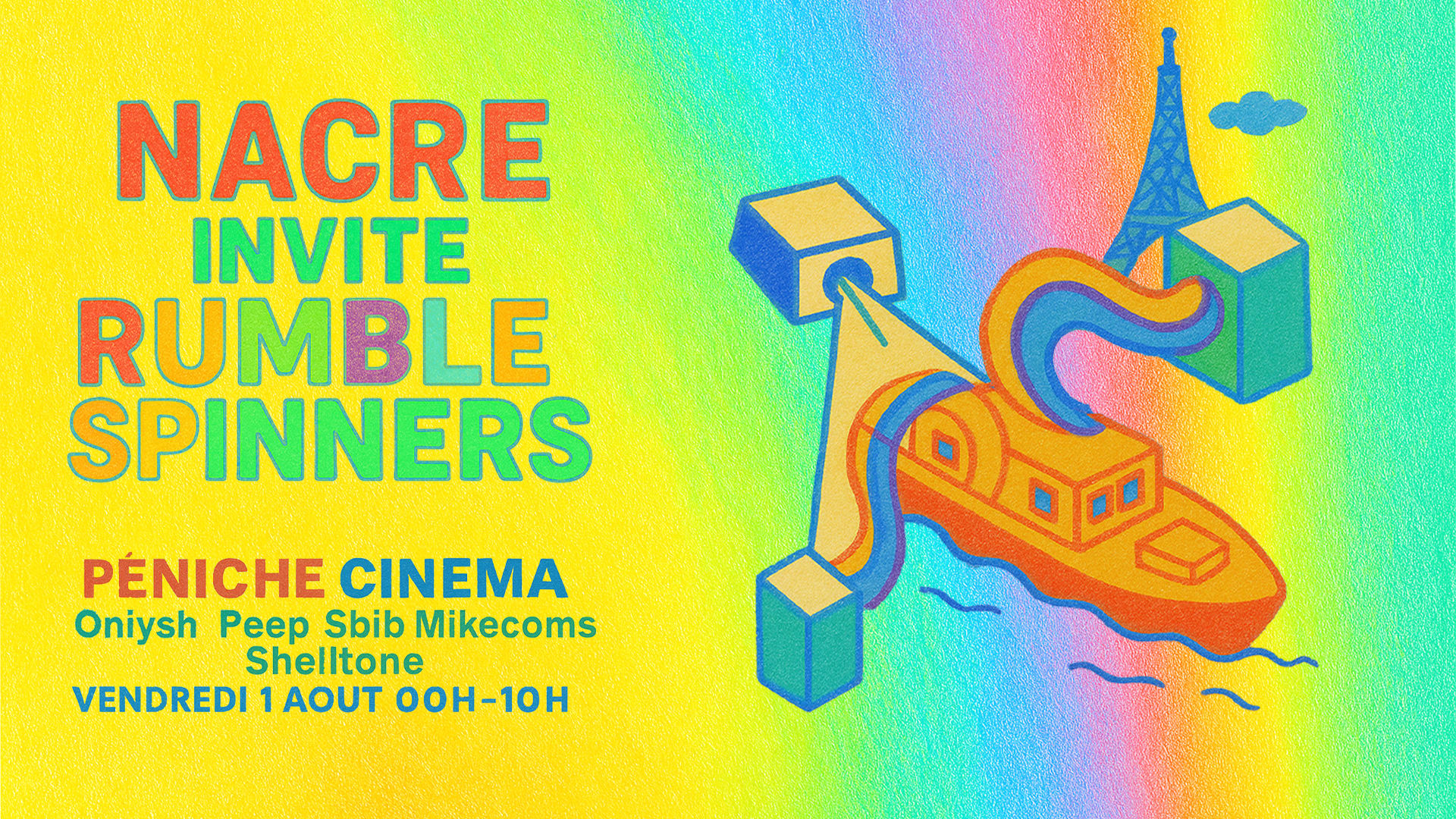 Péniche Cinéma : Nacre Invite Rumblespinners
