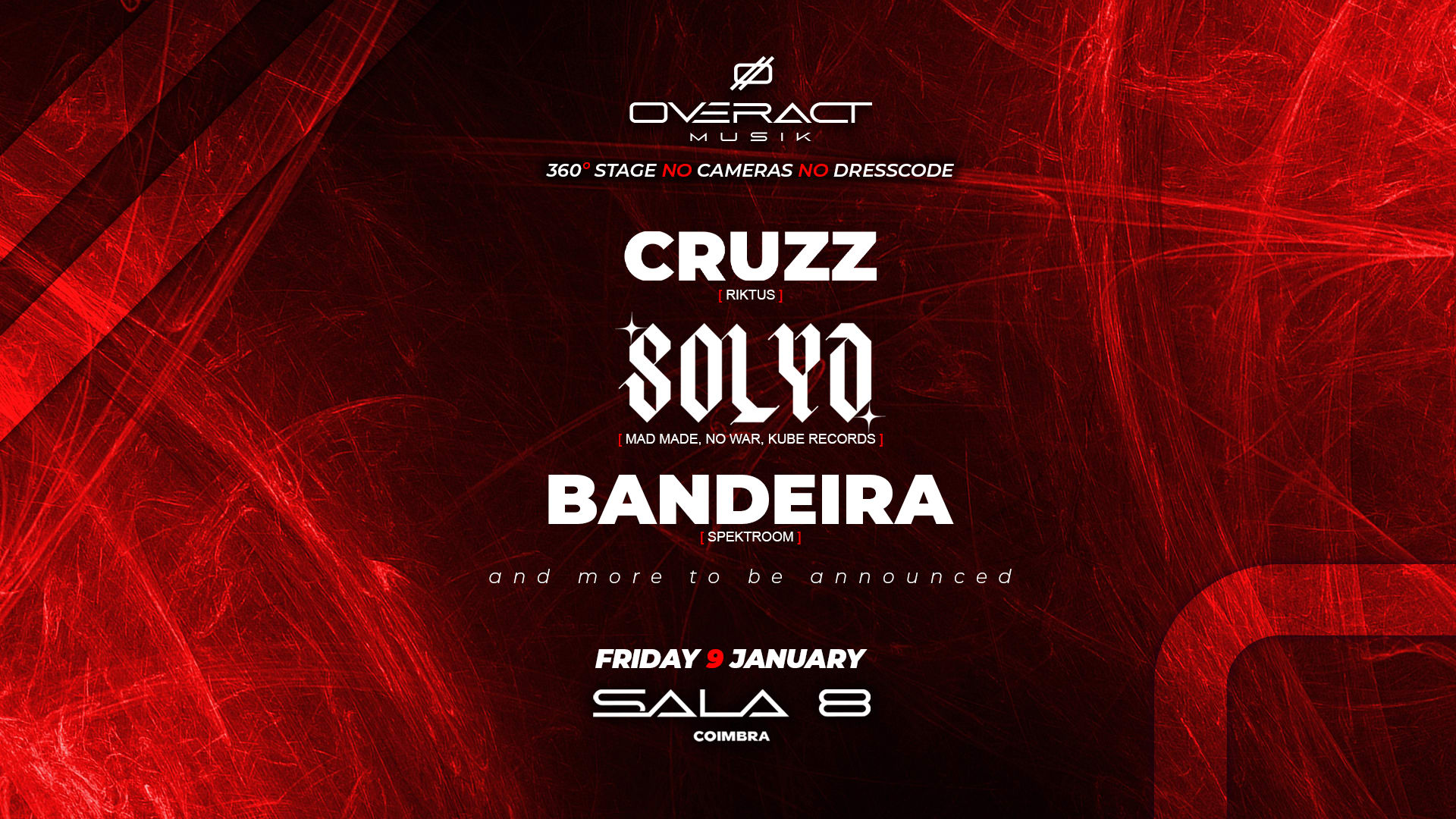 Overact Musik, Portugal Debut 9.1.2026 - Coimbra