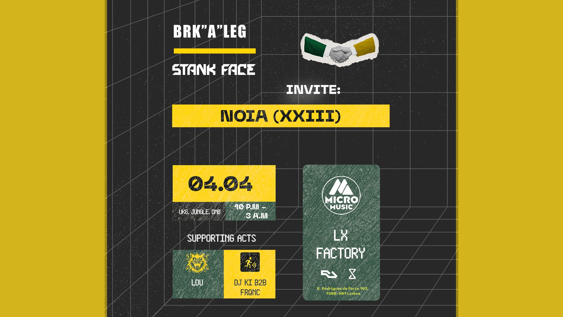 Brk"A"Leg And Stank Face Invite Noia