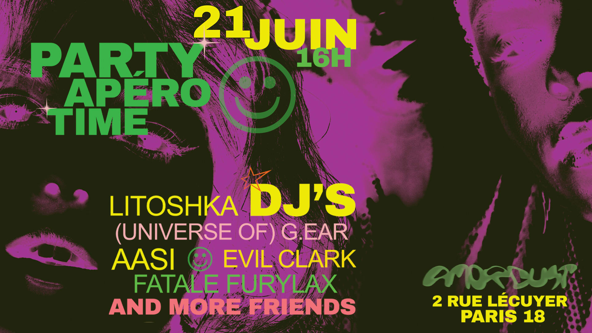 Amor Dust Fête De La Musique W/ Aasi / Evil Clark & Friends