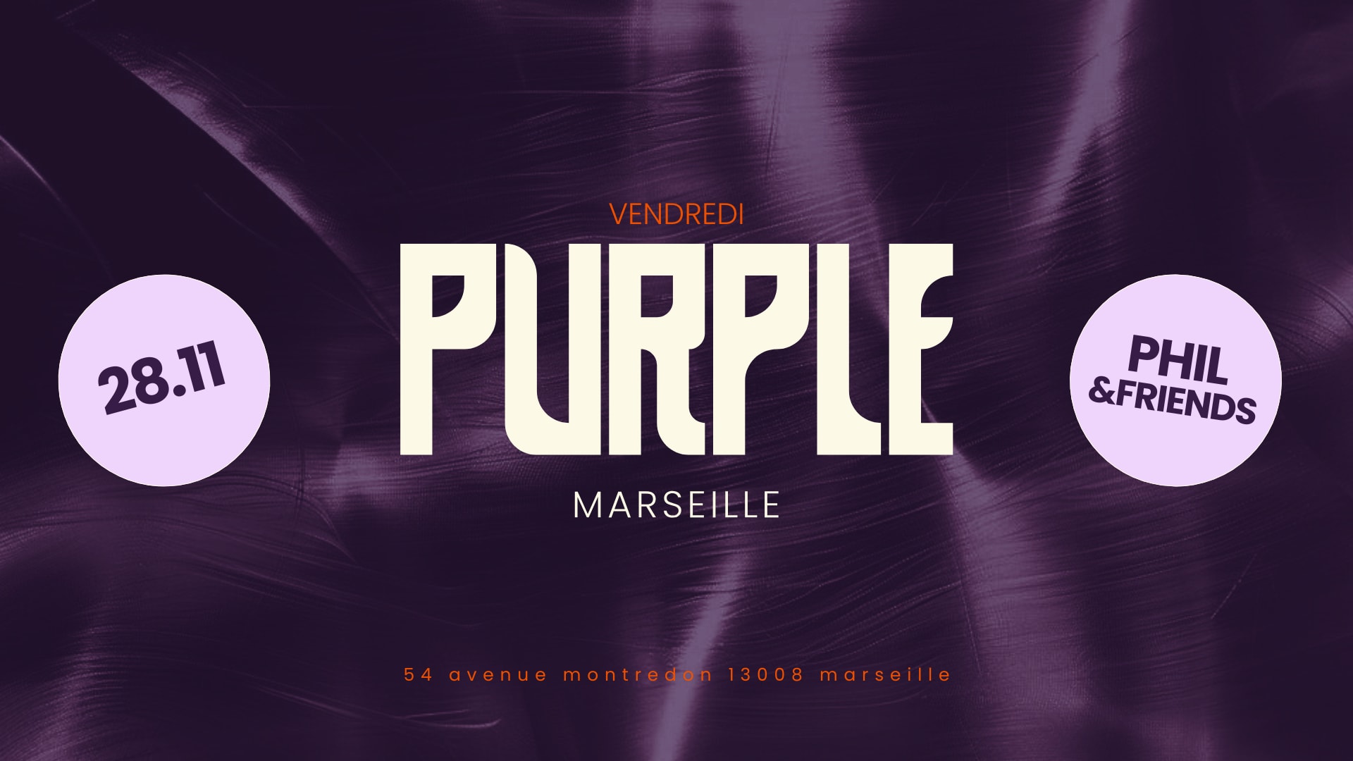 Phil & Friends At Purple - Vendredi 28 Nov