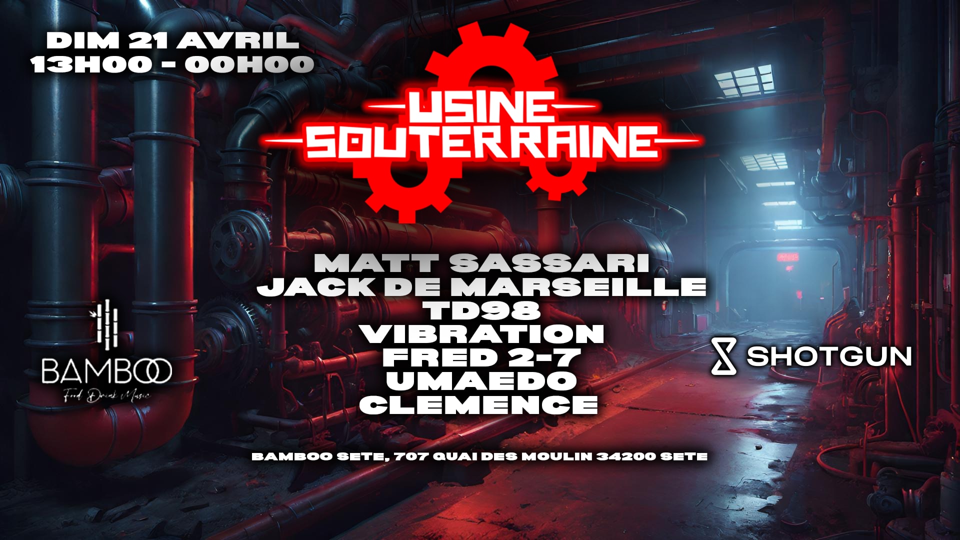 Usine Souterraine Open Air Matt Sassari
