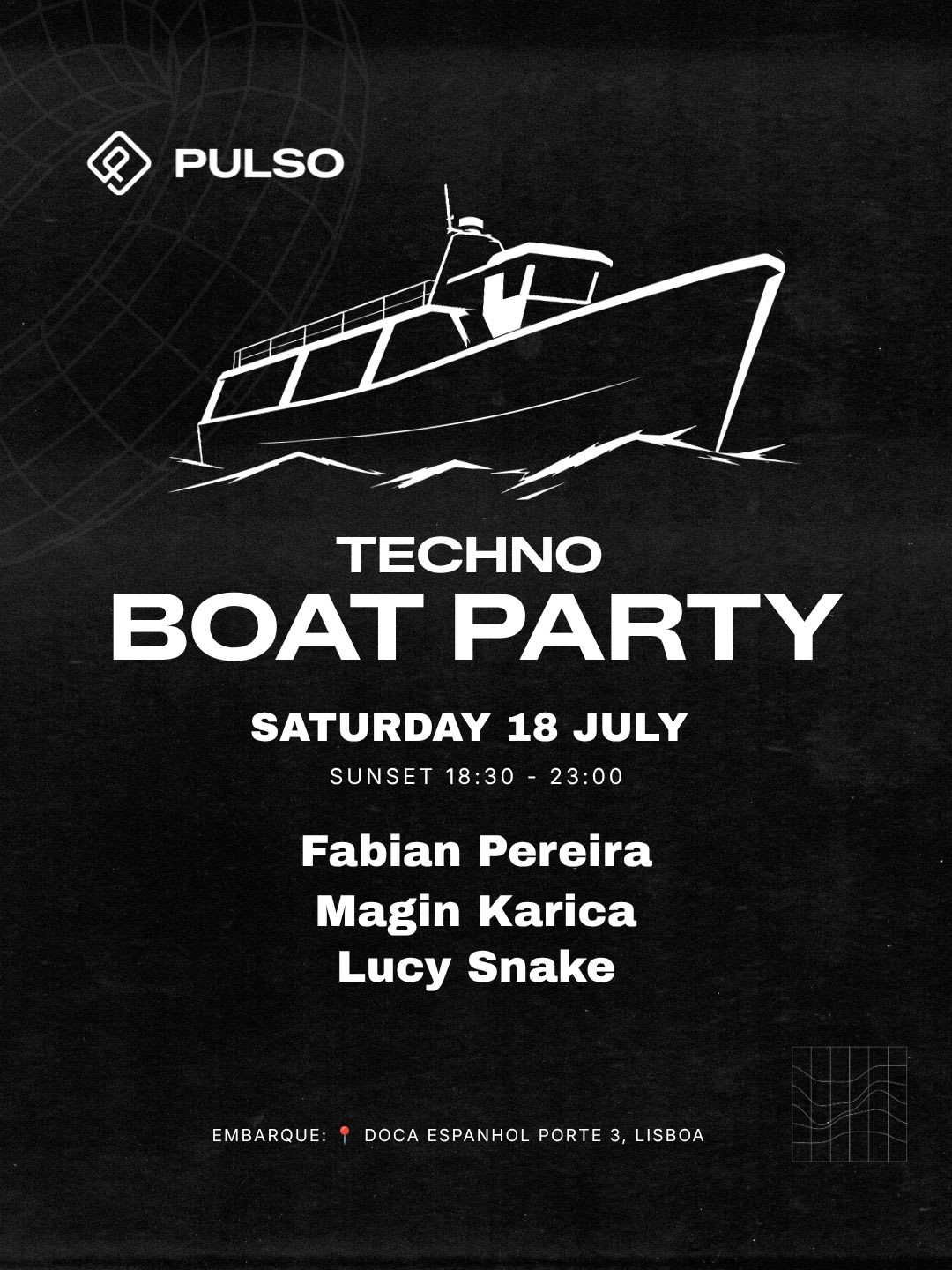 Pulso 001 · Techno Boat Party