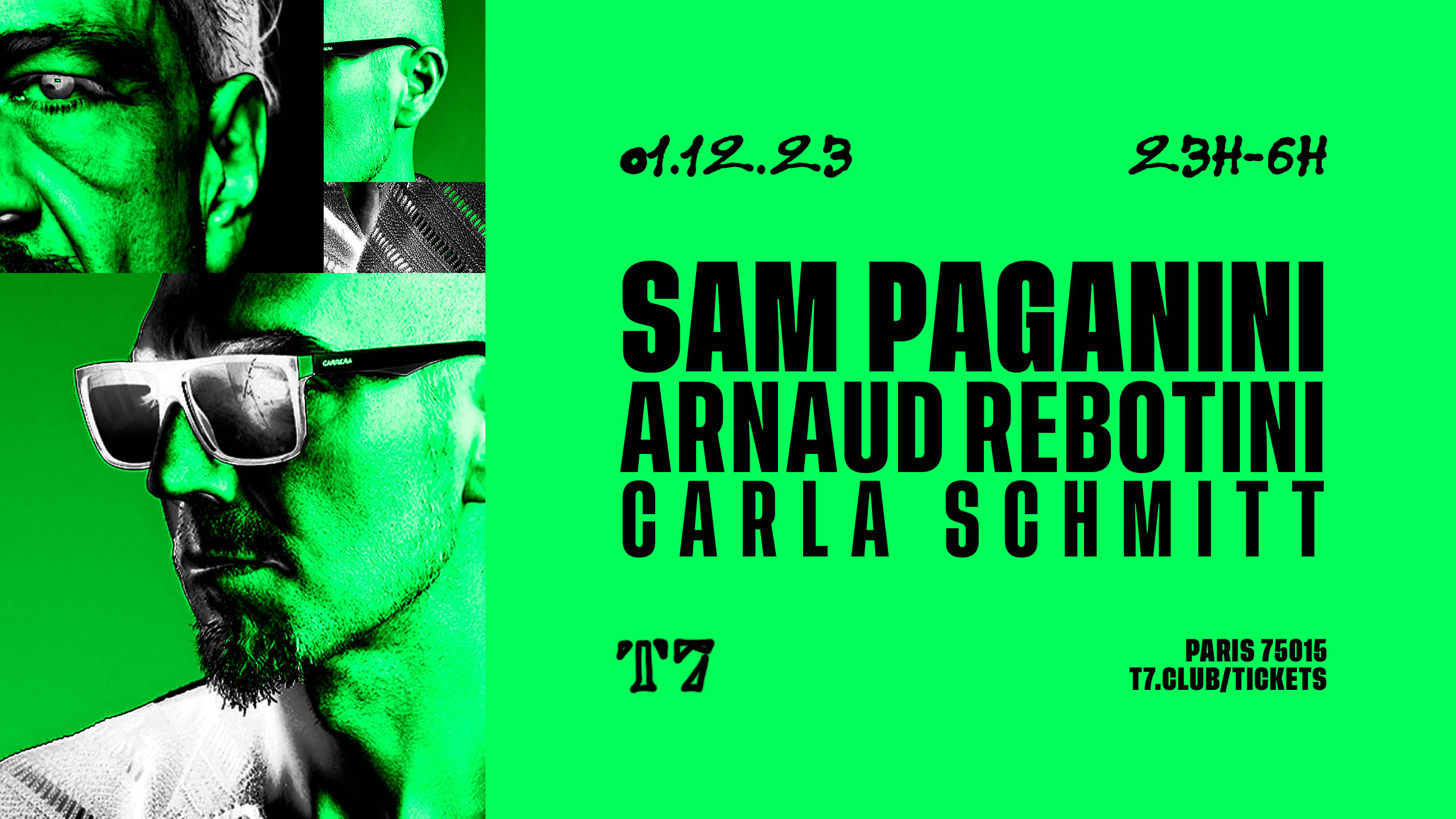T7 : Sam Paganini, Arnaud Rebotini
