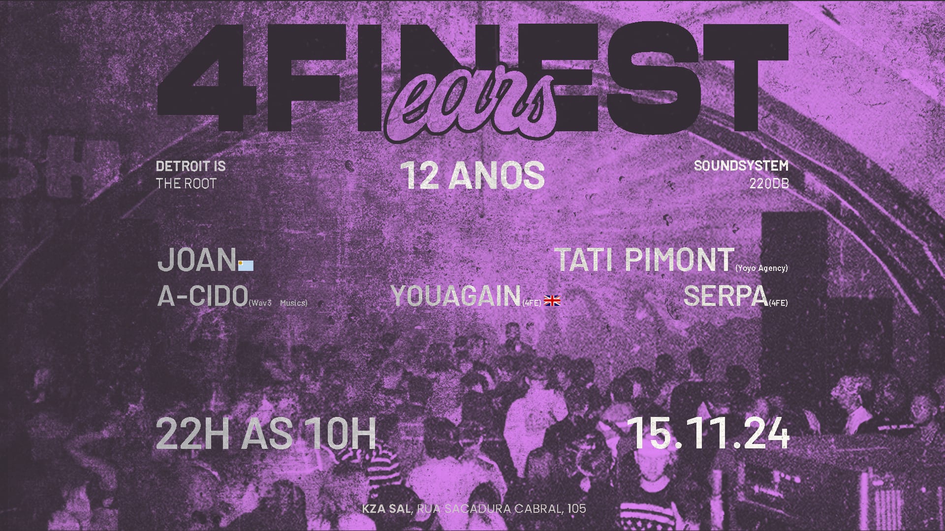 4finest Ears #12anos (Detroit Is The Root)