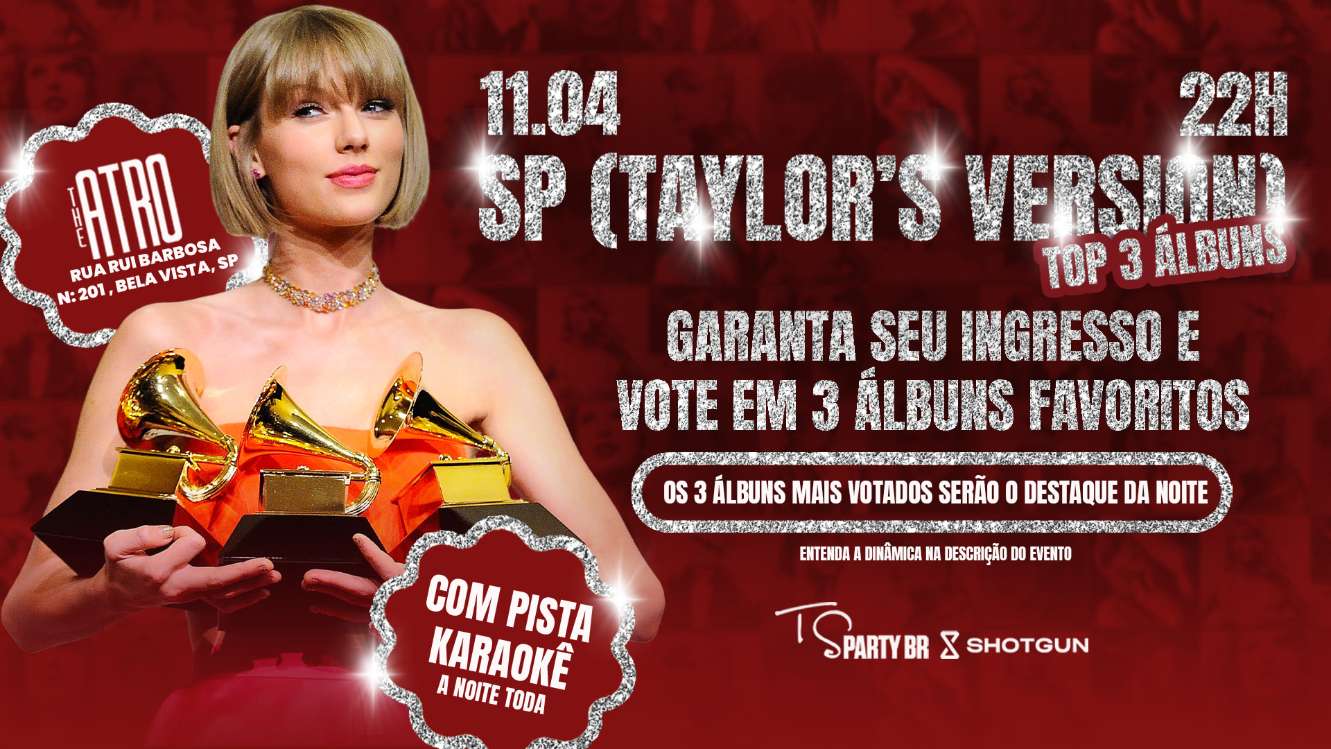 Sp (Taylor's Version): Top 3 Álbuns Favs