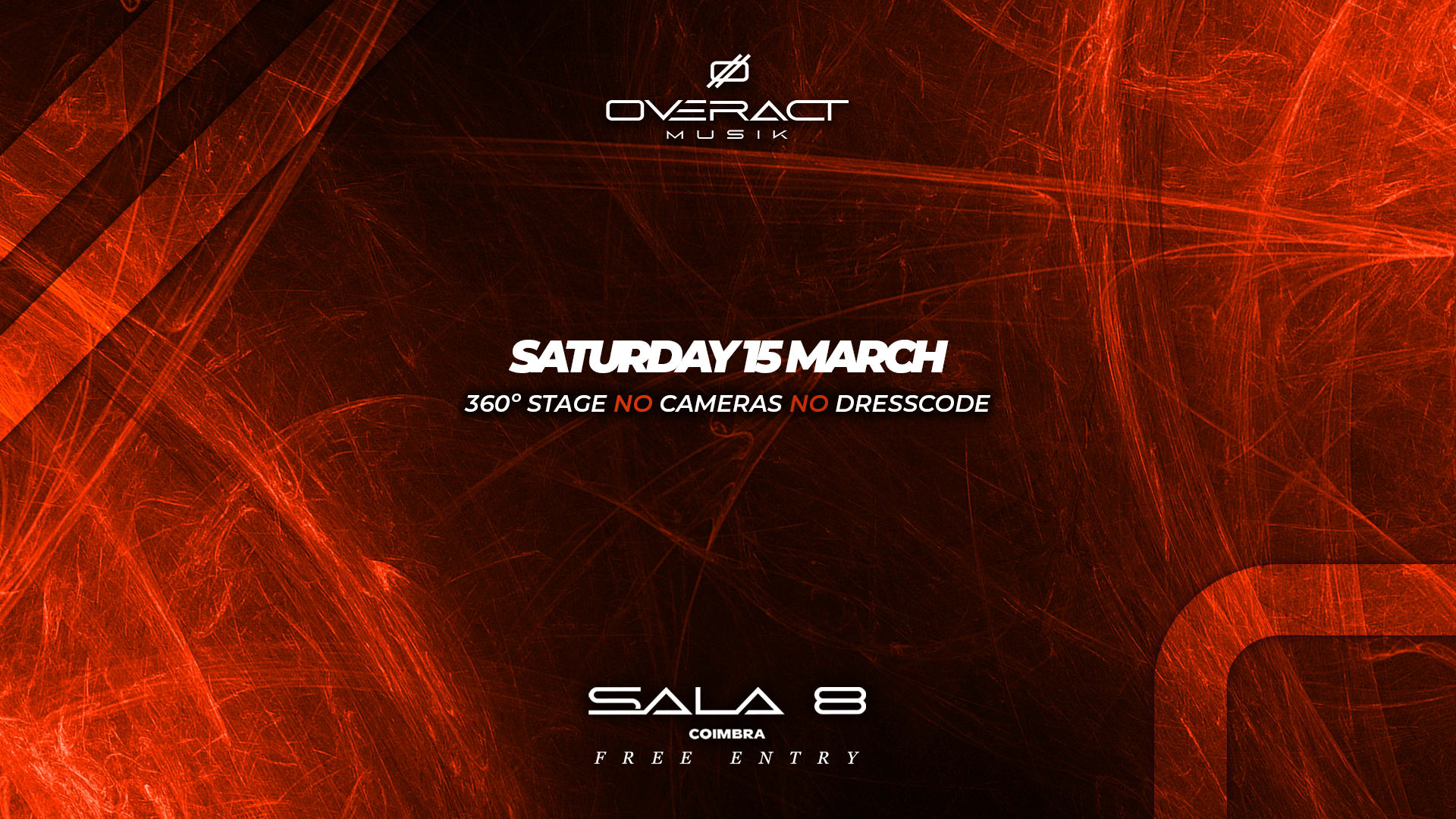 15/3 Overact Musik @ Sala 8, Coimbra