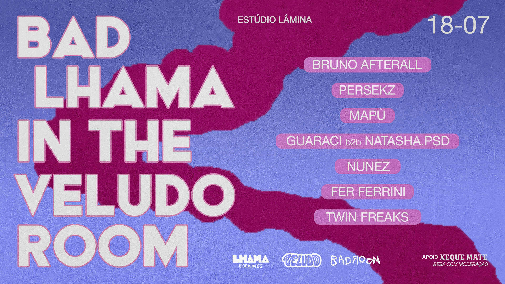 Bad Lhama In The Veludo Room