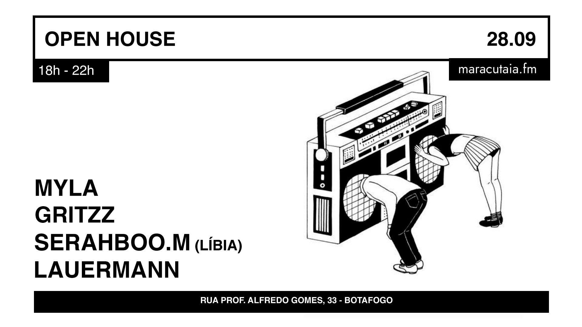 Open House #5 - Maracutaia.Fm | Evento Gratuito