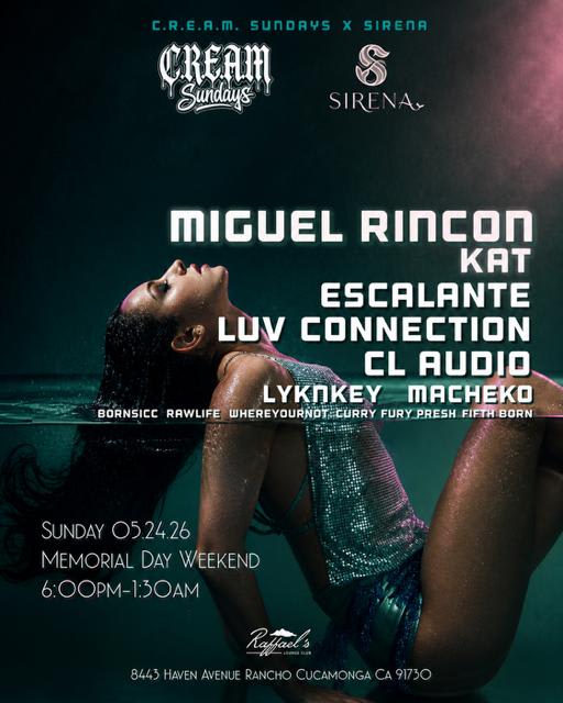Memorial Day Weekend C.R.E.A.M.Sundays X Sirena Speakeasy