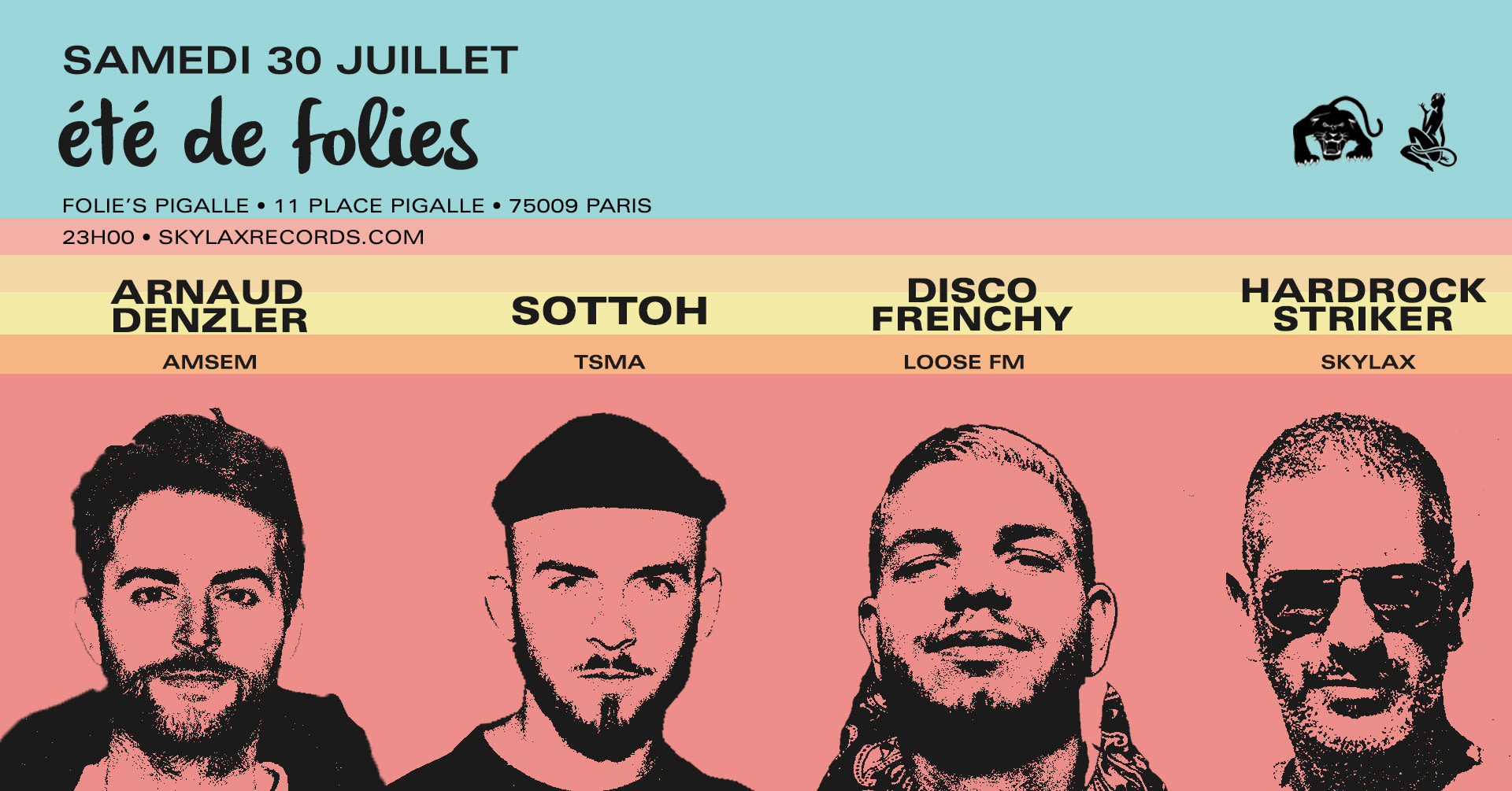 Été De Folies W/ Sottoh, Disco Frenchy, Arnaud Denzler & Skylax