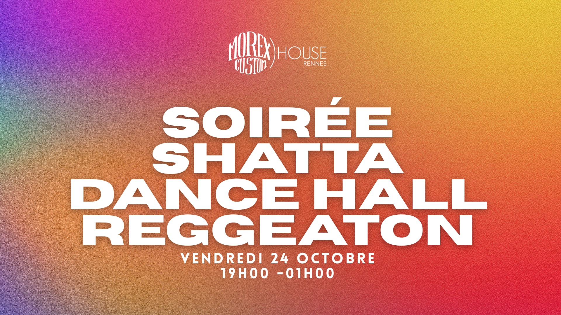 Soirée Shatta // Dancehall // Regaetton