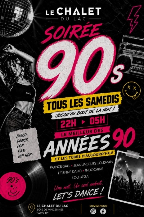 Dîner & Soirée Disco Au Chalet Du Lac