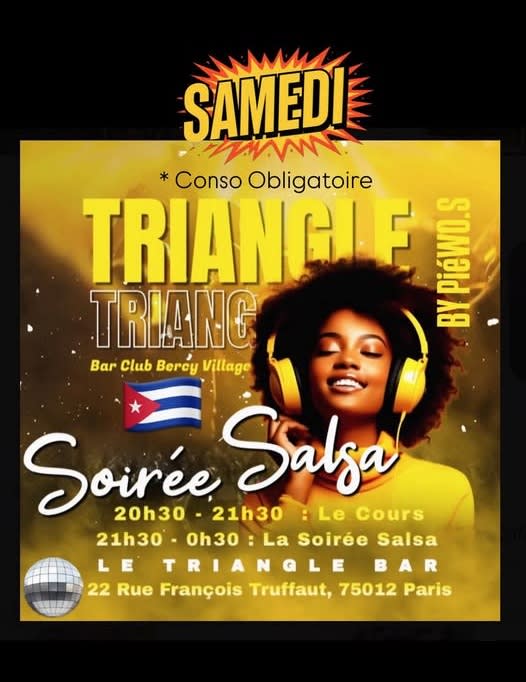 Samedi / Cours & Soirée Salsa Bercy Village Paris