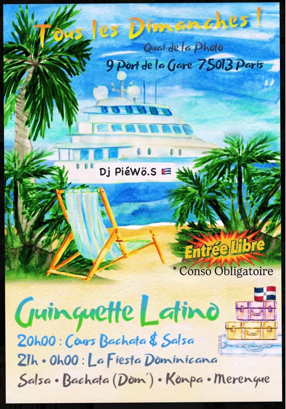 Soirée Salsa Paris / Dimanche