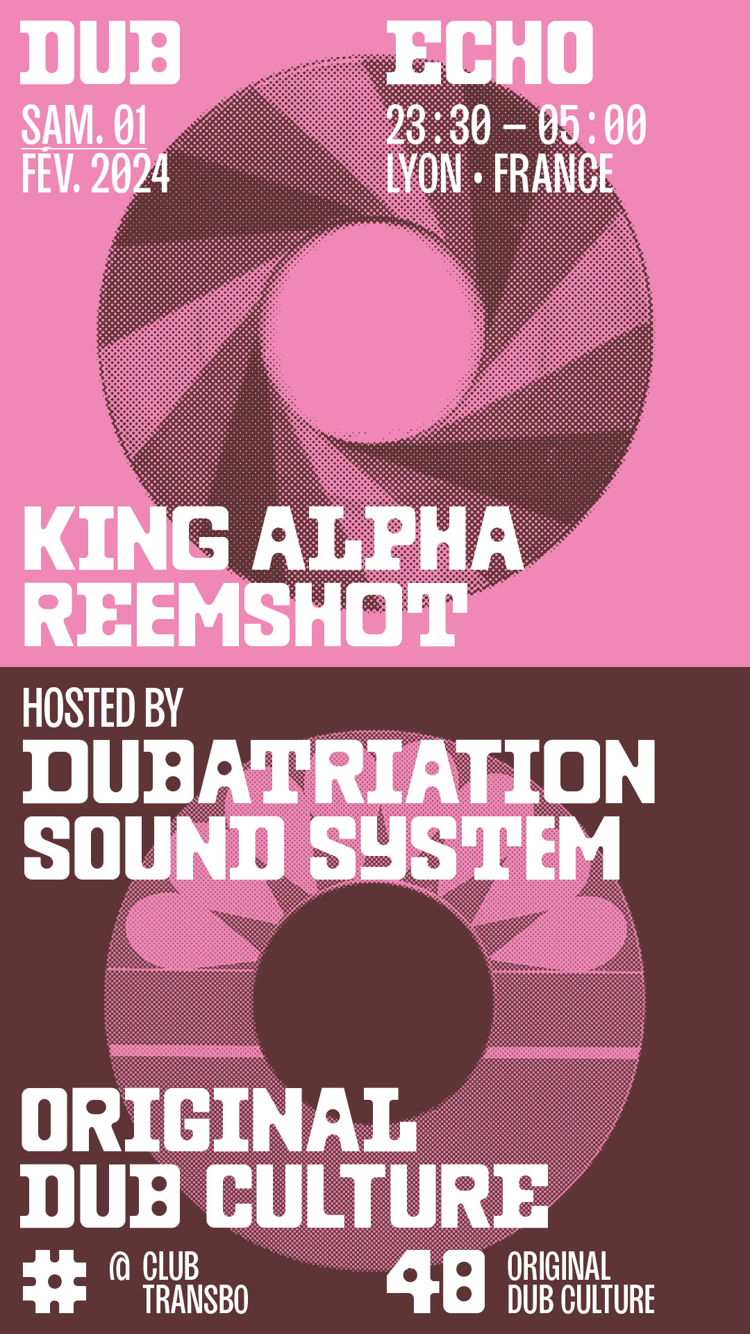Dub Echo : Dubatriation Sound System, King Alpha, Reemshot