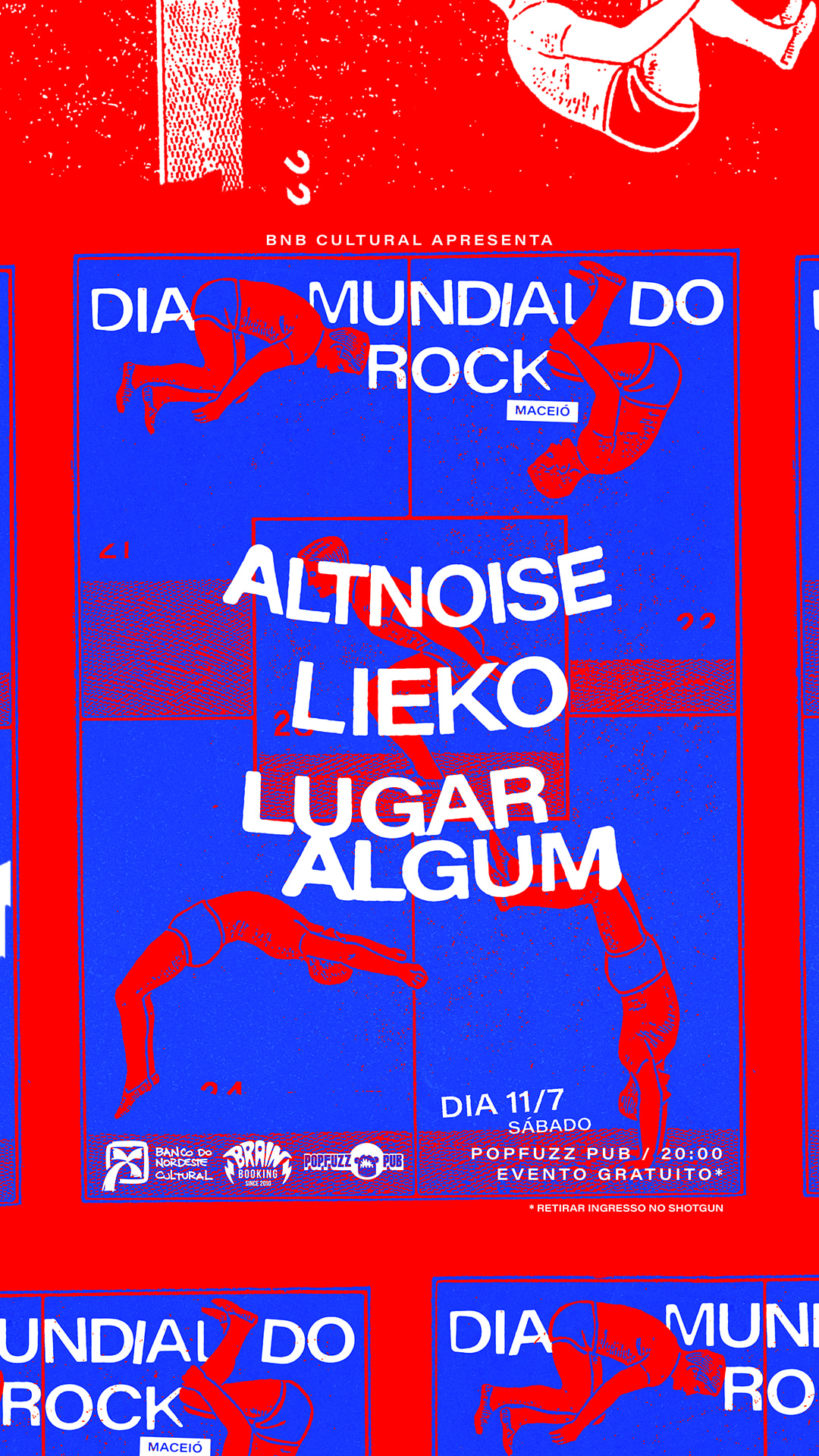 Dia Mundial Do Rock Maceió - Altnoise + Lieko + Lugar Algum