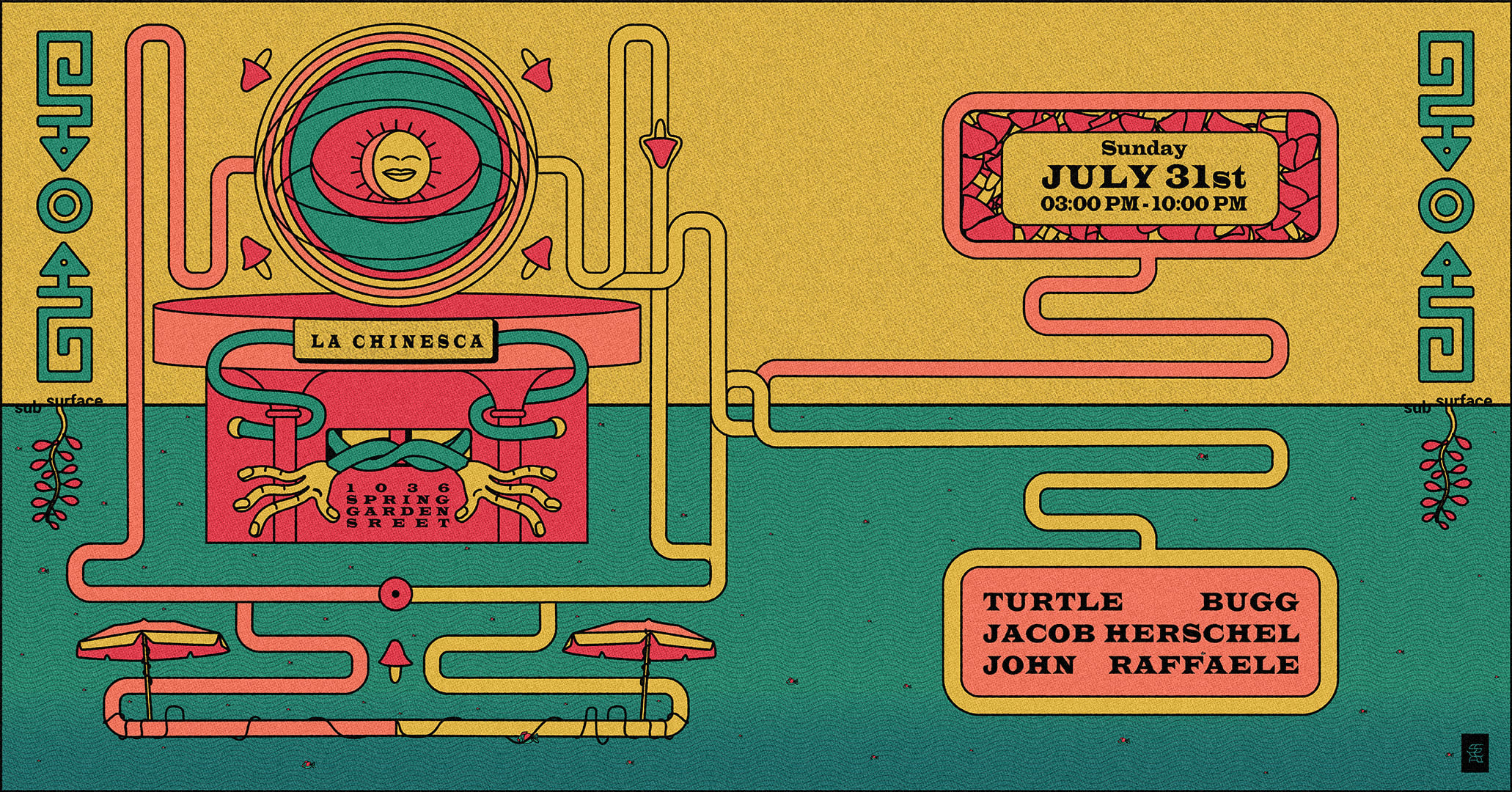 Subsurface Open-Air: Turtle Bugg, Jacob Herschel, John Raffaele