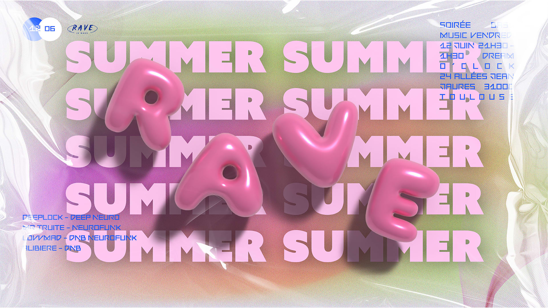 Summer Rave - Gratuit - Dream O'clock