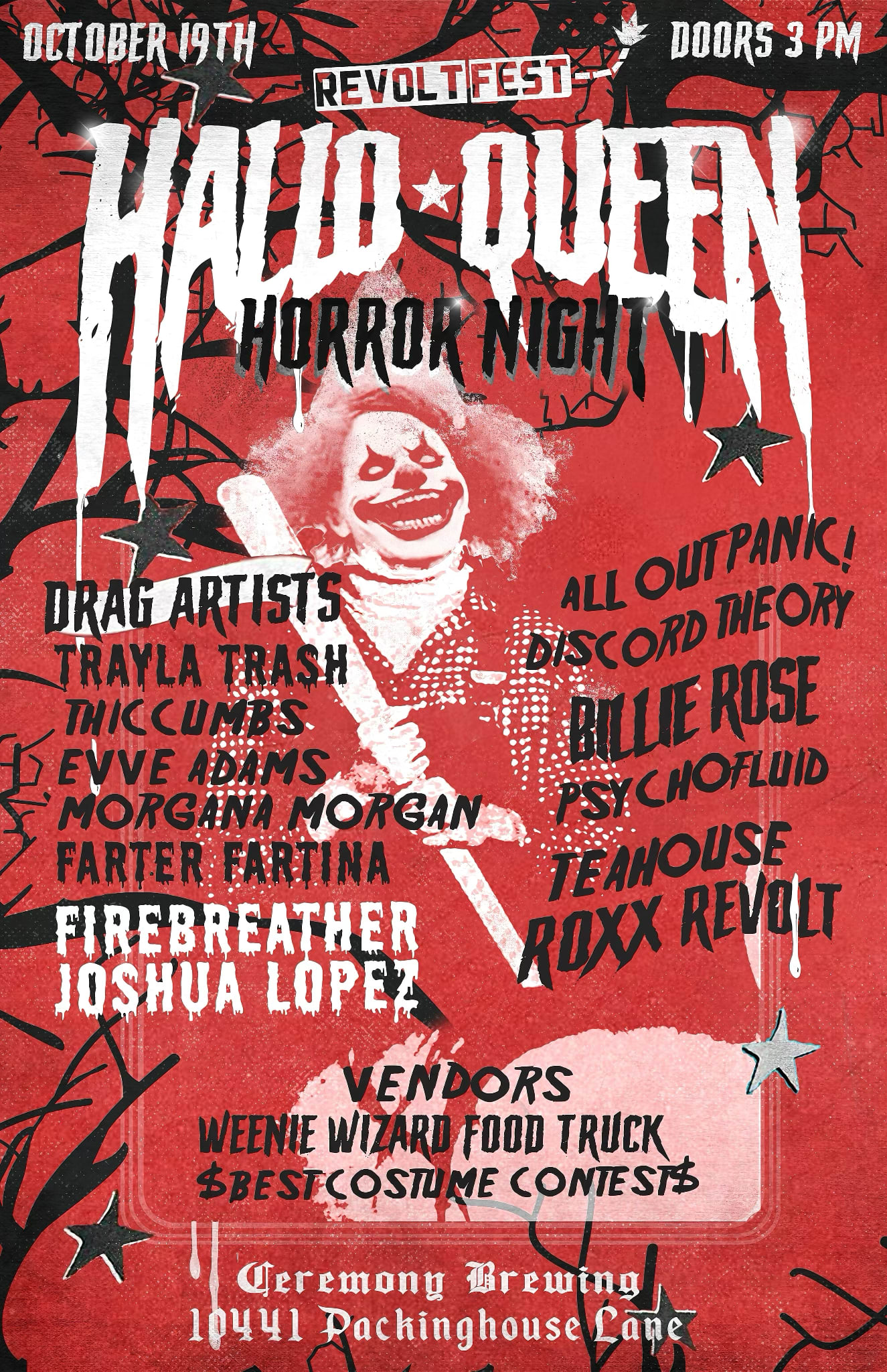Revolt Fest: Hallo-Queen Horror Night