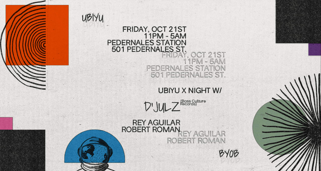 Ubiyu X Night W/ D'julz (Bass Culture Records / France)