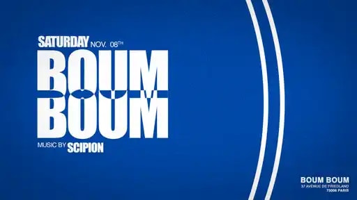 Samedi 8 Novembre 2025 - Boum Boum