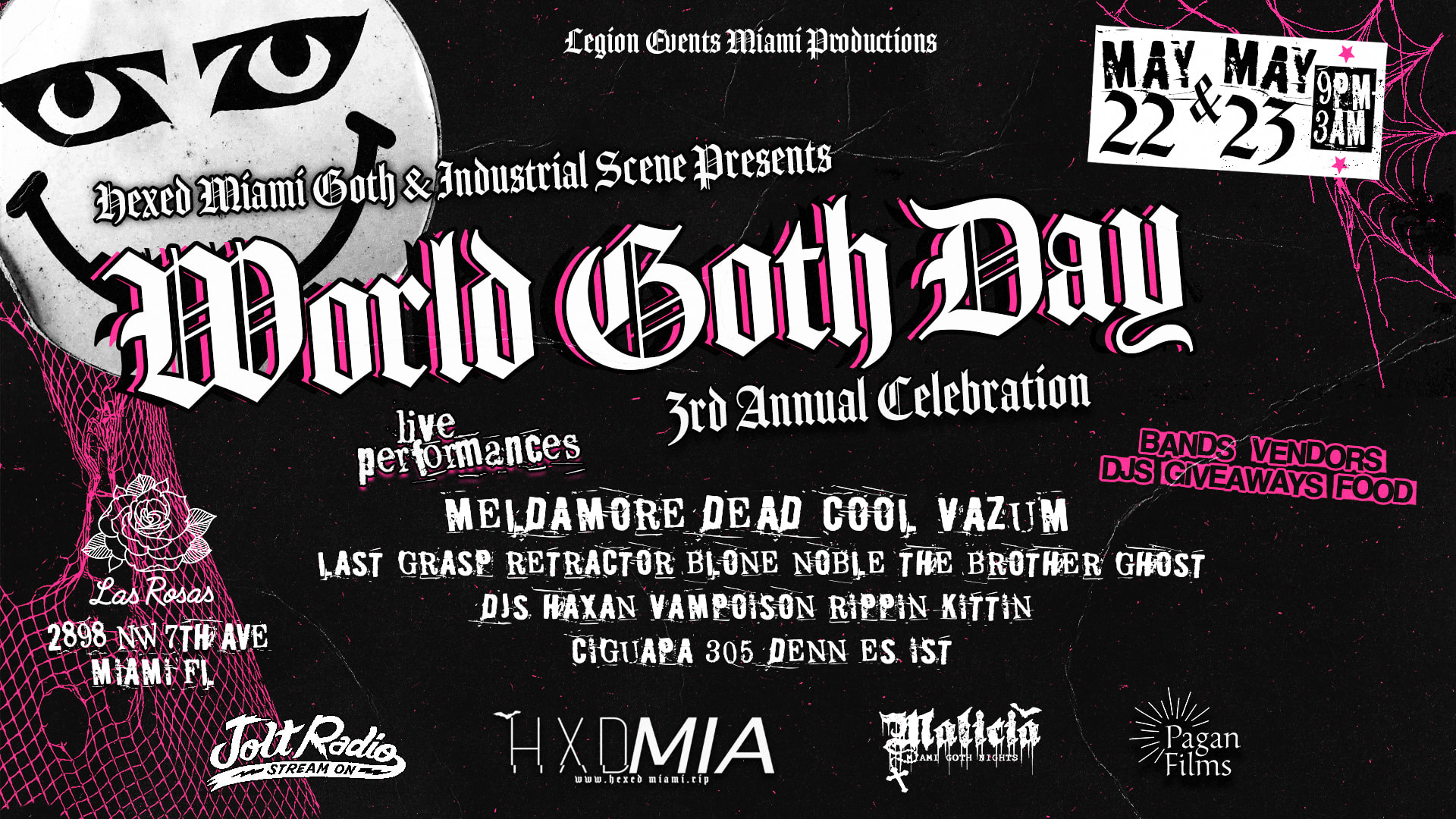 Hexed Miami World Goth Day 3rd Annual Celebration