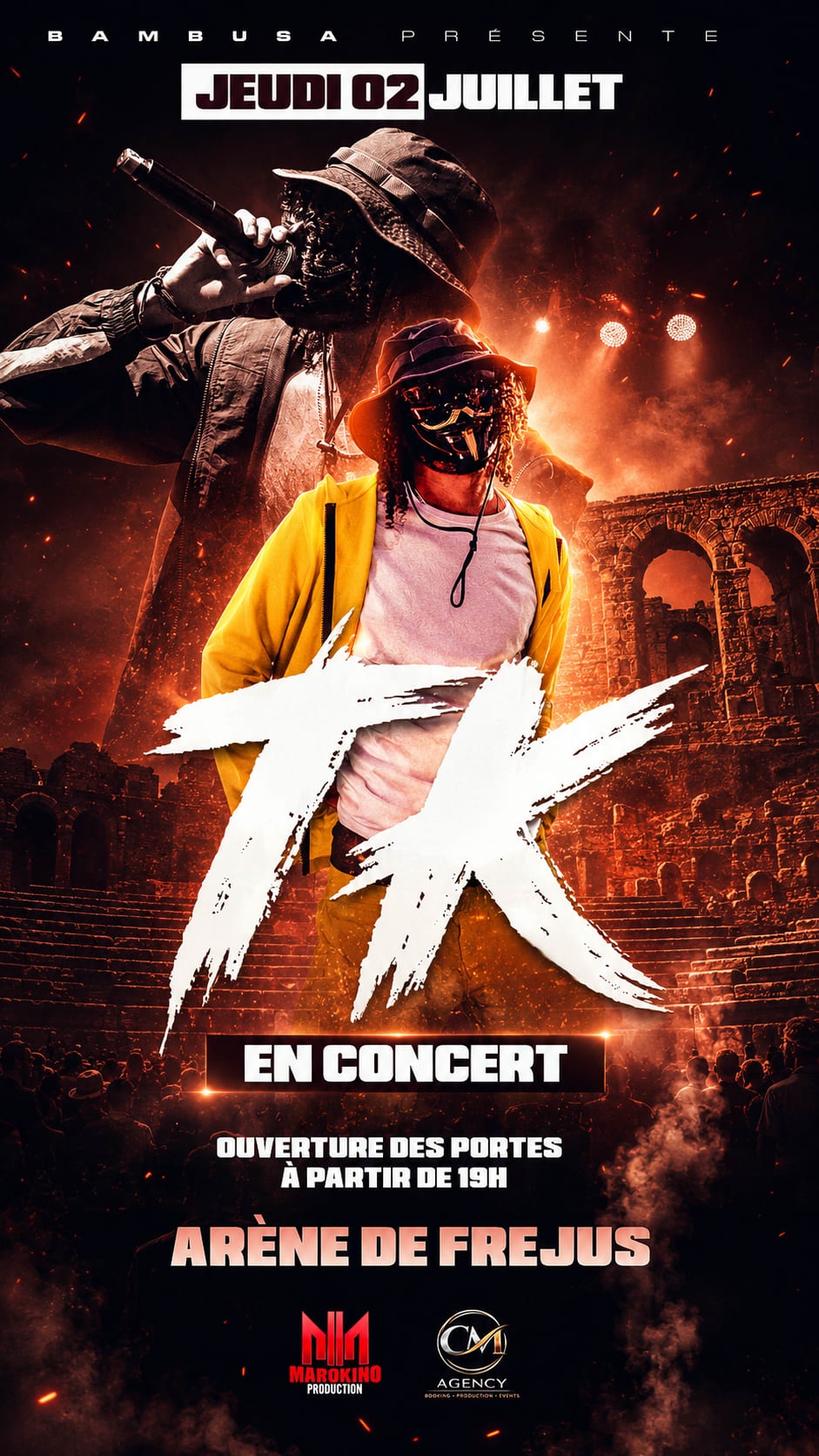 Tk — Live Aux Arènes De Fréjus — 02.07.2026