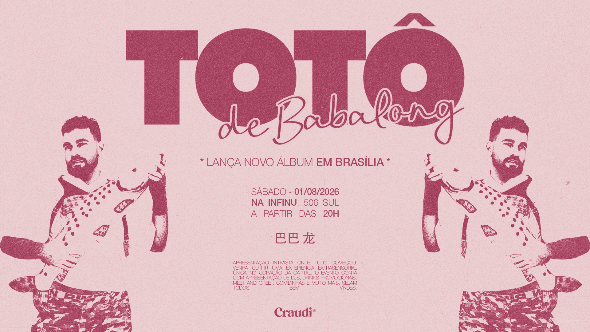 Totô De Babalong: Lançamento Do Novo Album Em Brasília