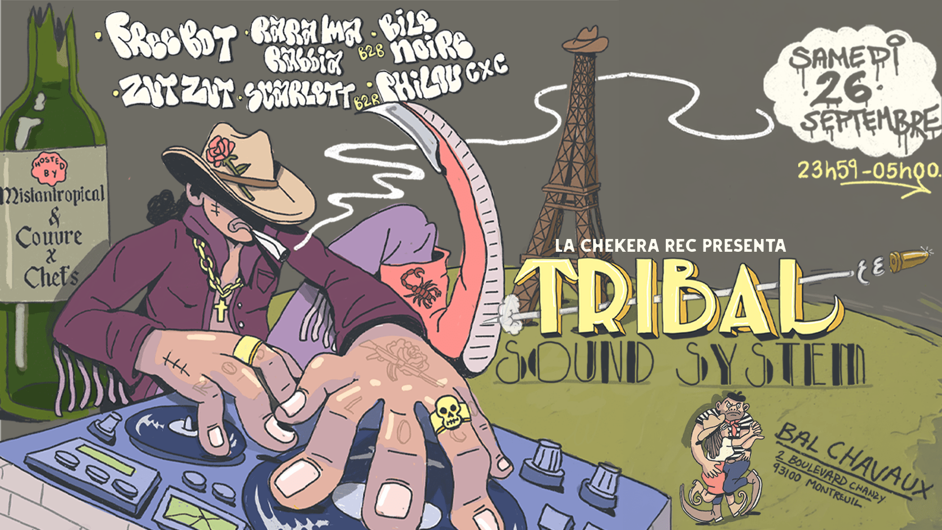 Tribal Sound System By Misantropical & Couvre X Chefs