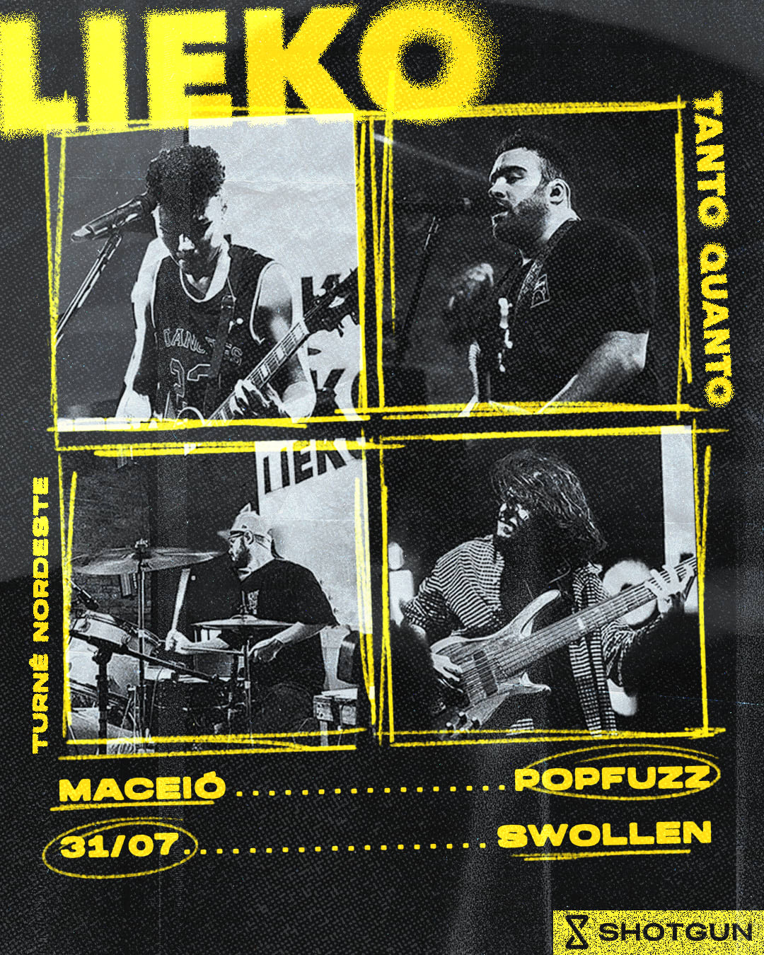 Lieko - Turnê Tanto Quanto Em Maceió + Swollen