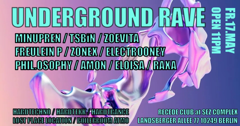 Underground Rave Berlin Hardtechno / Hardtekk / Hardtrance